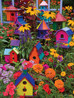 Cobble Hill Birdhouses Puzzle 275 Large Pieces