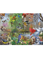 Cobble Hill Birds of the Season Puzzle 1000 Pieces