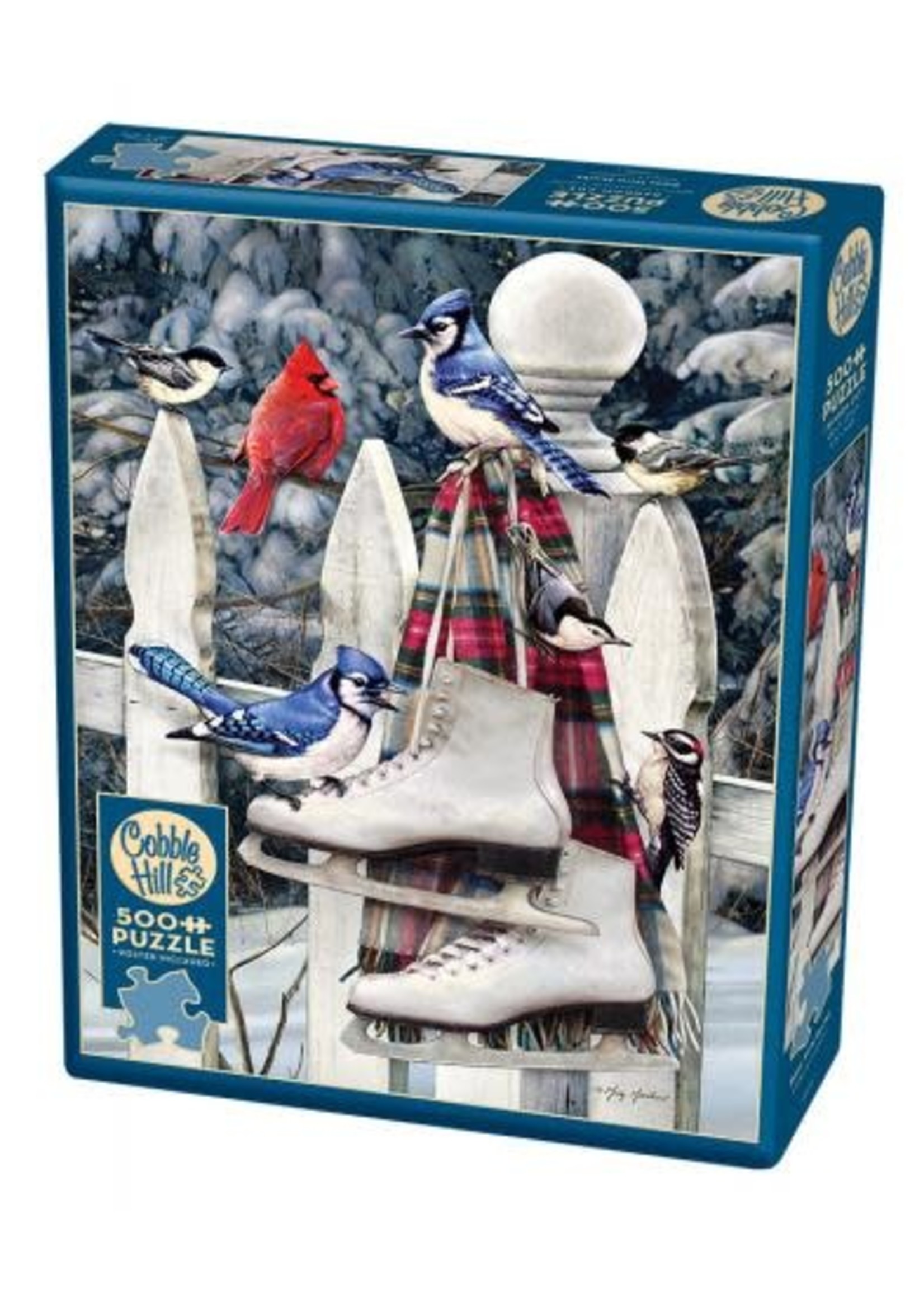 Cobble Hill Birds with Skates Puzzle 500 Pieces