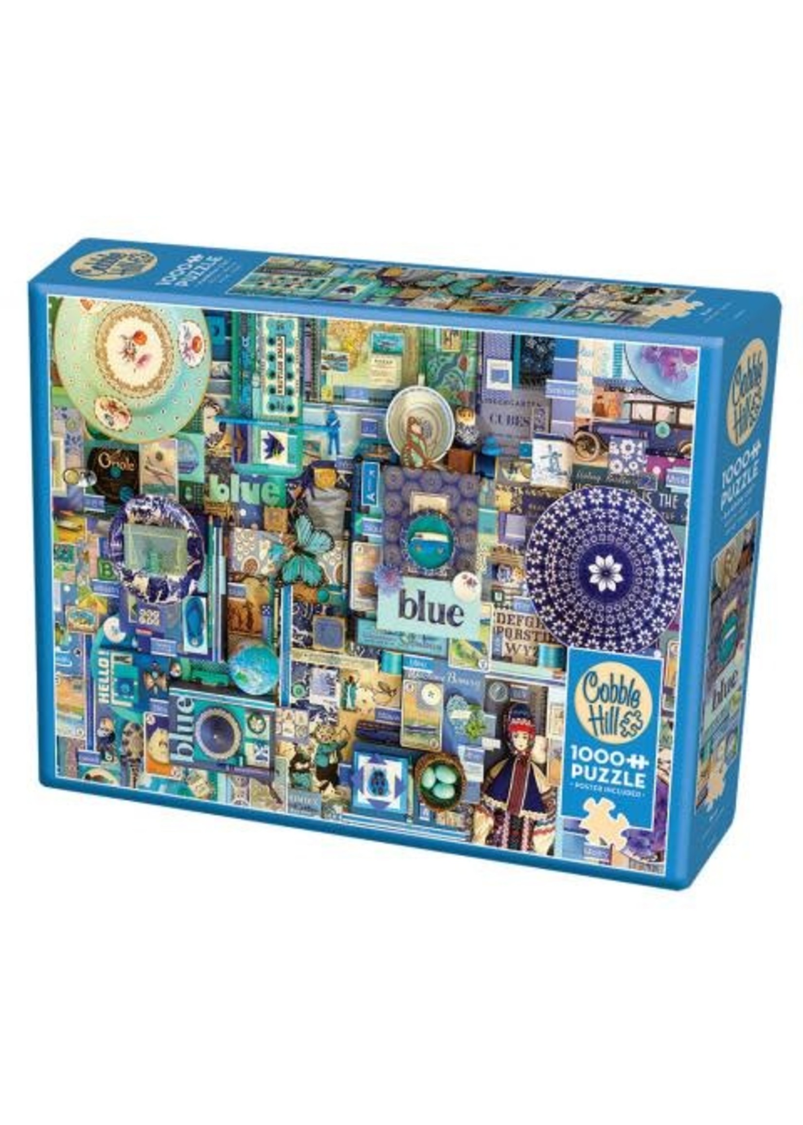 Cobble Hill Blue Puzzle 1000 Pieces