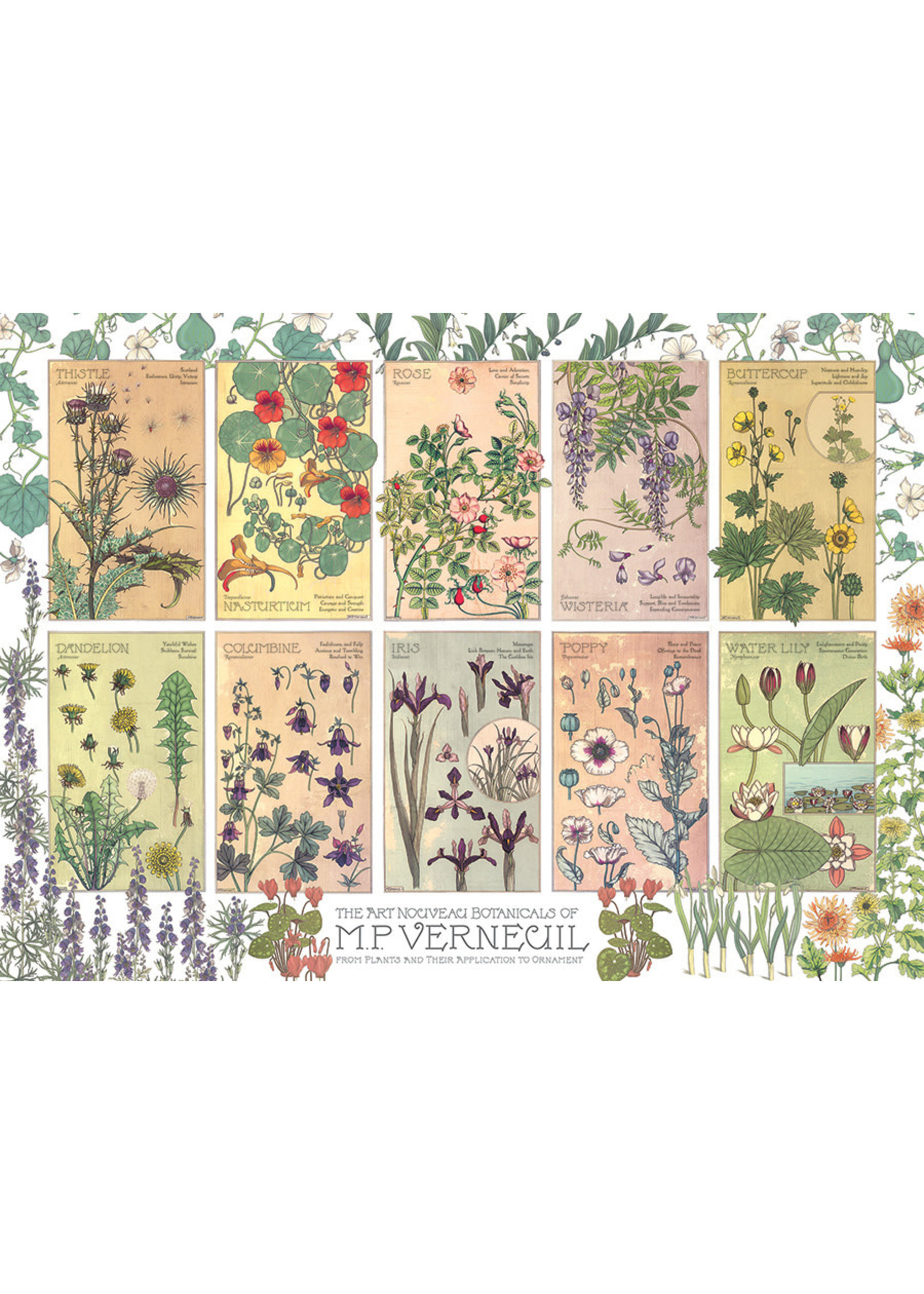 Cobble Hill Botanicals by Verneuil Puzzle 1000 Pieces