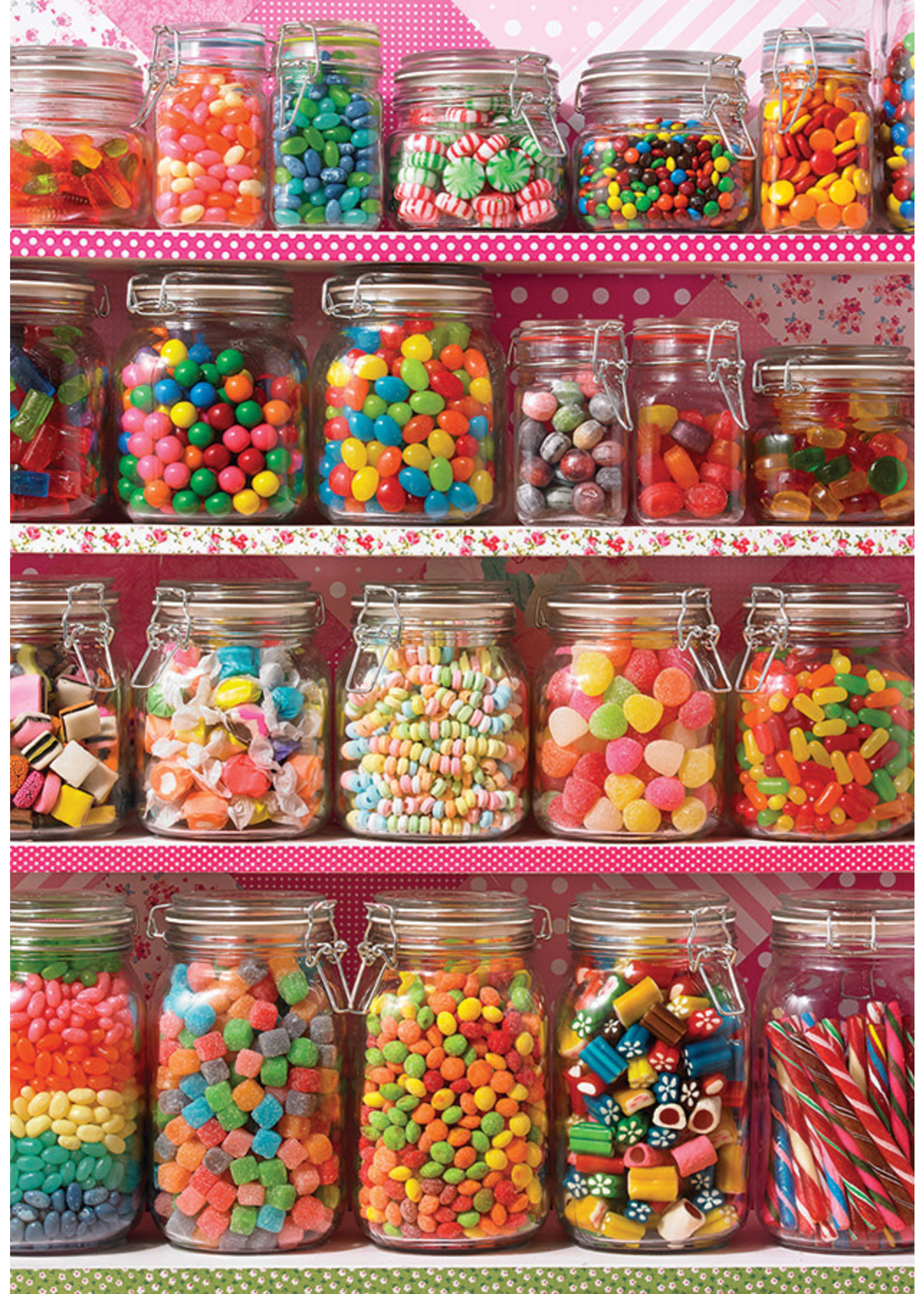 Cobble Hill Candy Shelf Puzzle 500pc