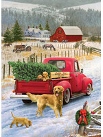 Cobble Hill Christmas on the Farm Puzzle 1000 Pieces