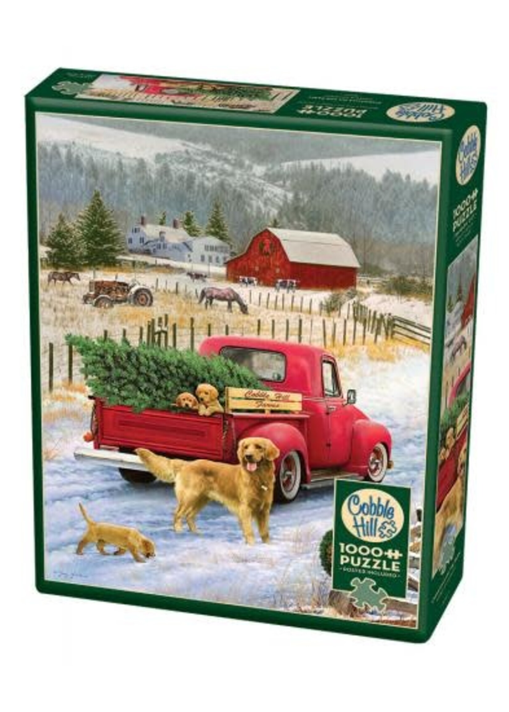 Cobble Hill Christmas on the Farm Puzzle 1000 Pieces