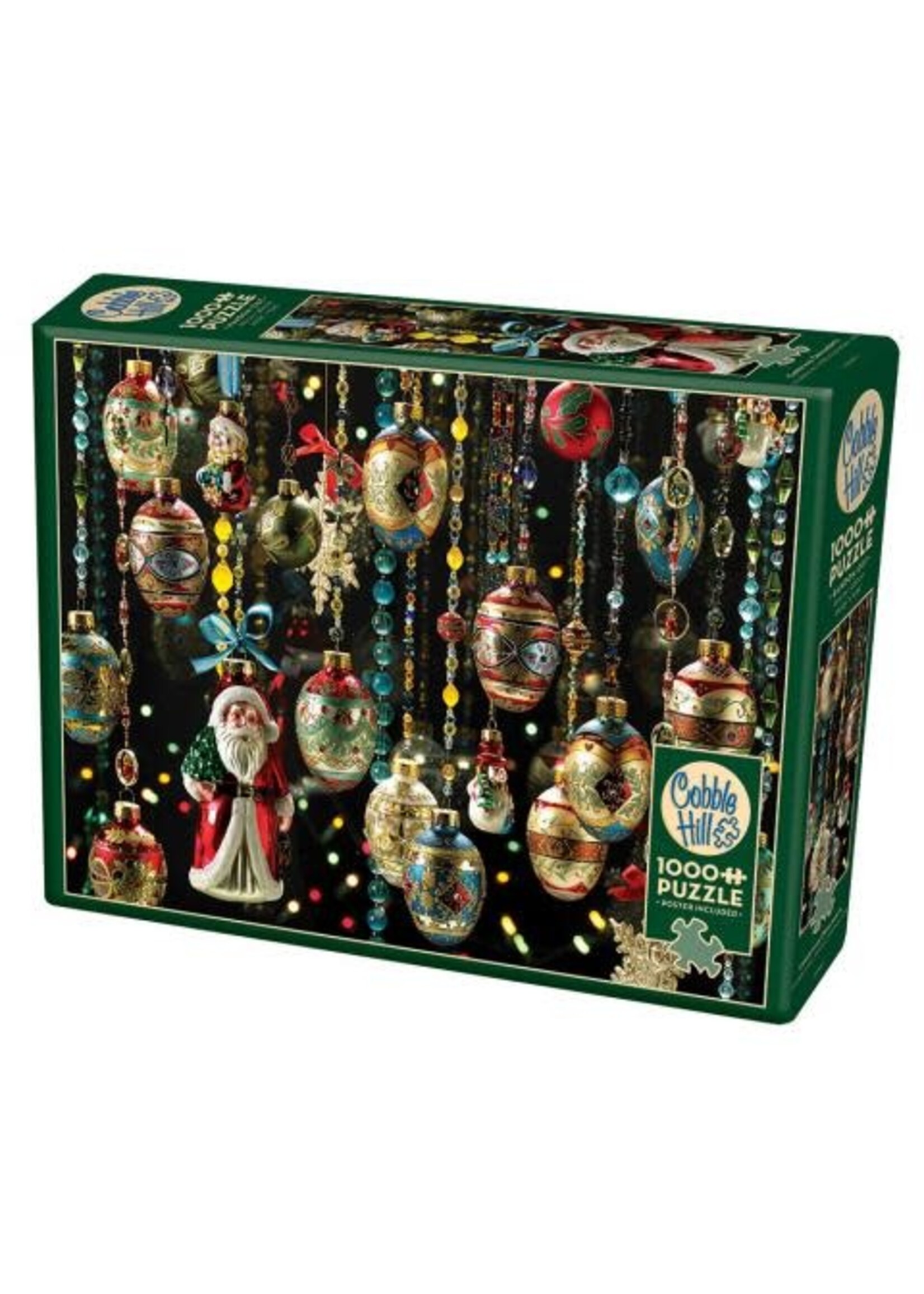 Cobble Hill Christmas Ornaments Puzzle 1000 Pieces