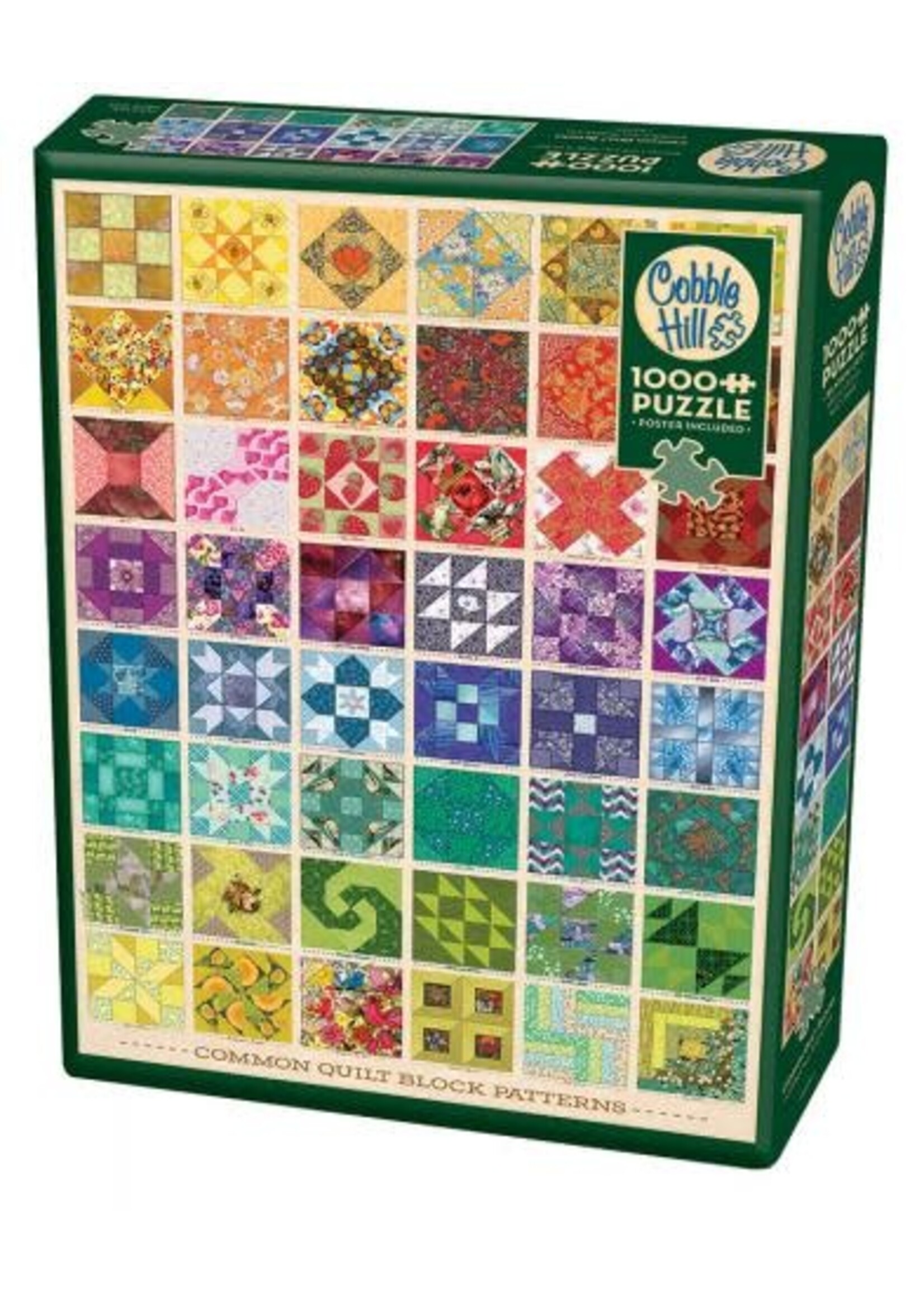 Cobble Hill Common Quilt Blocks Puzzle 1000 Pieces