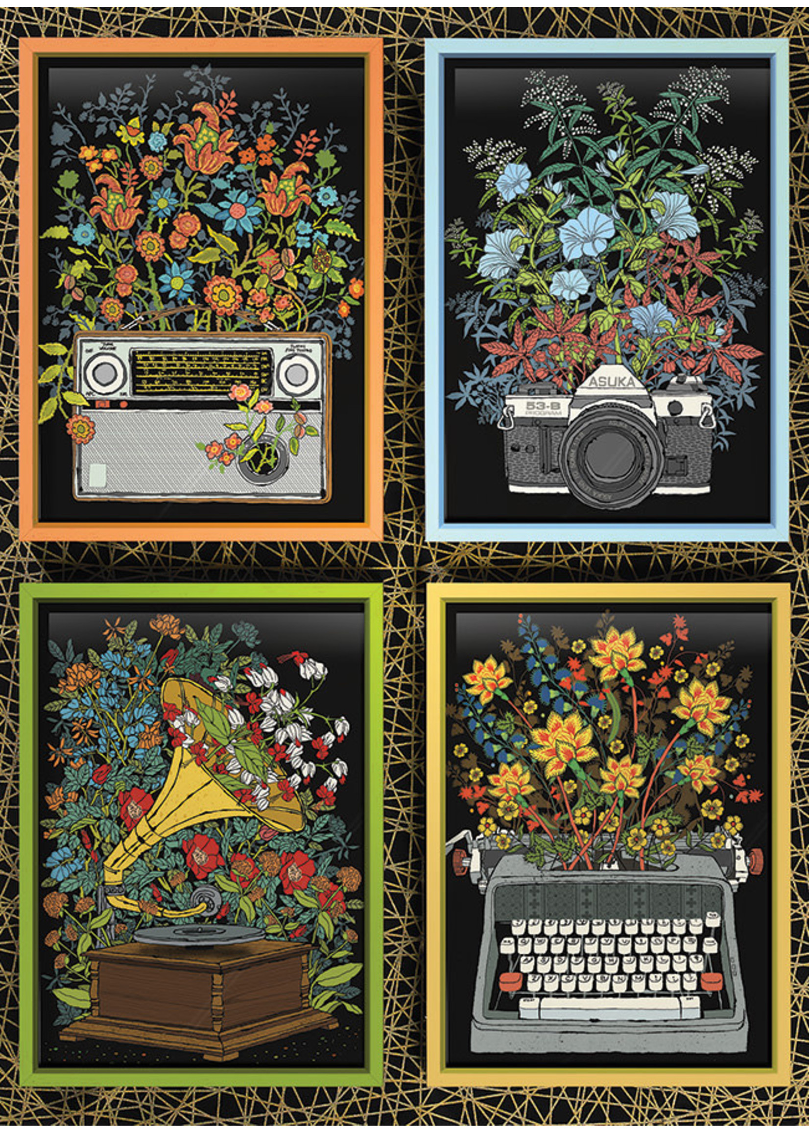 Cobble Hill Floral Objects Puzzle 1000 Pieces