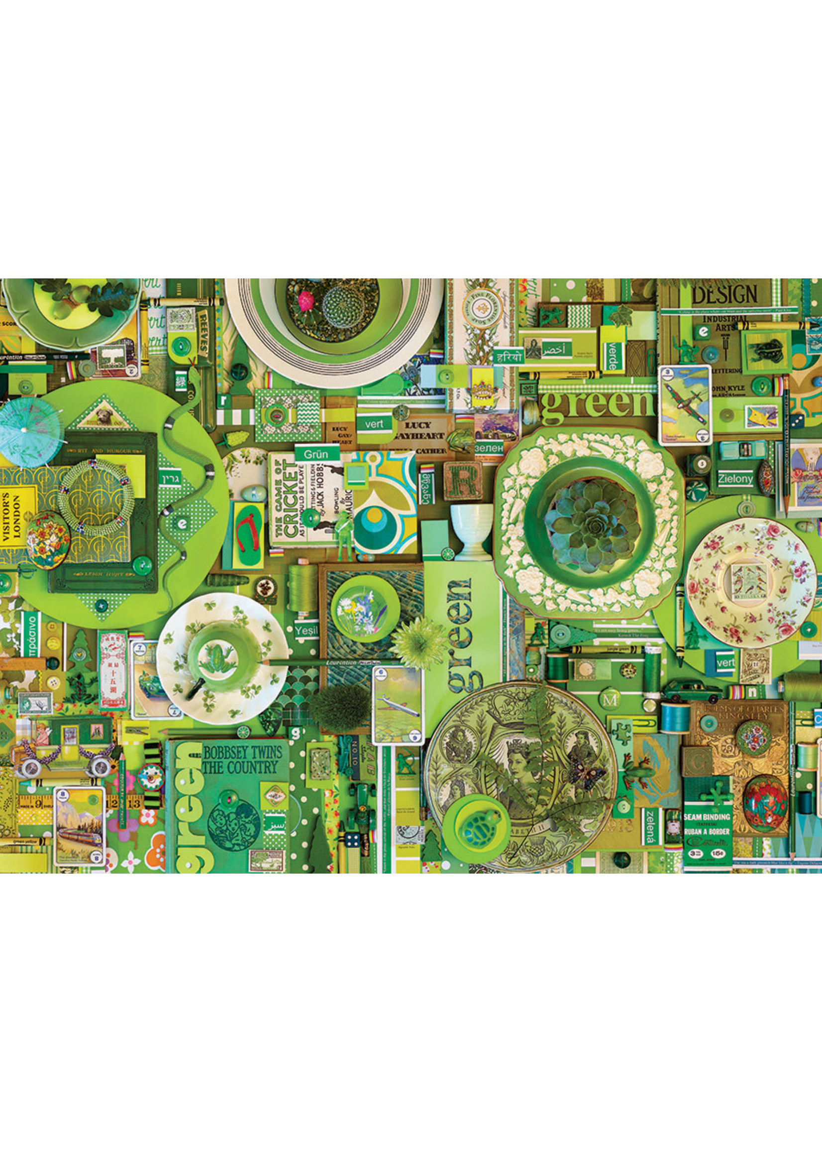 Cobble Hill Green Puzzle 1000 Pieces