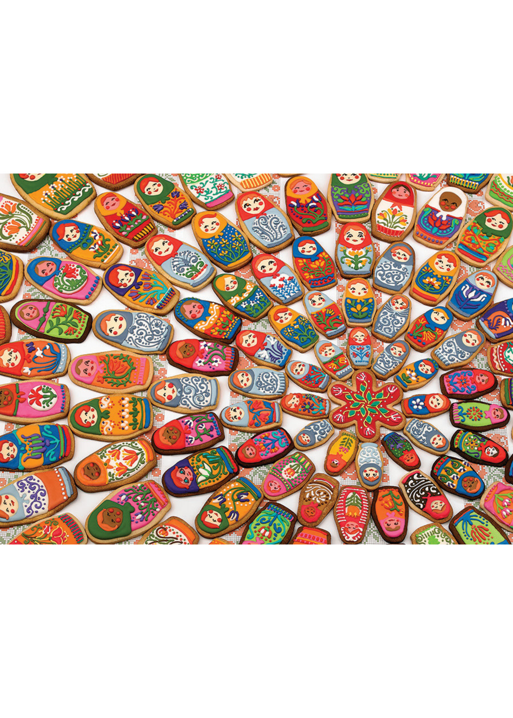 Cobble Hill Matryoshka Cookies Puzzle 1000 Pieces