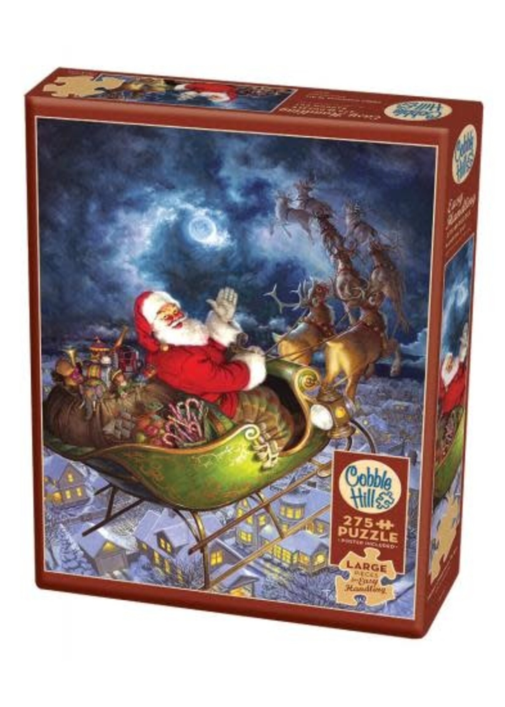 Cobble Hill Merry Christmas to All Puzzle 275 Large Pieces