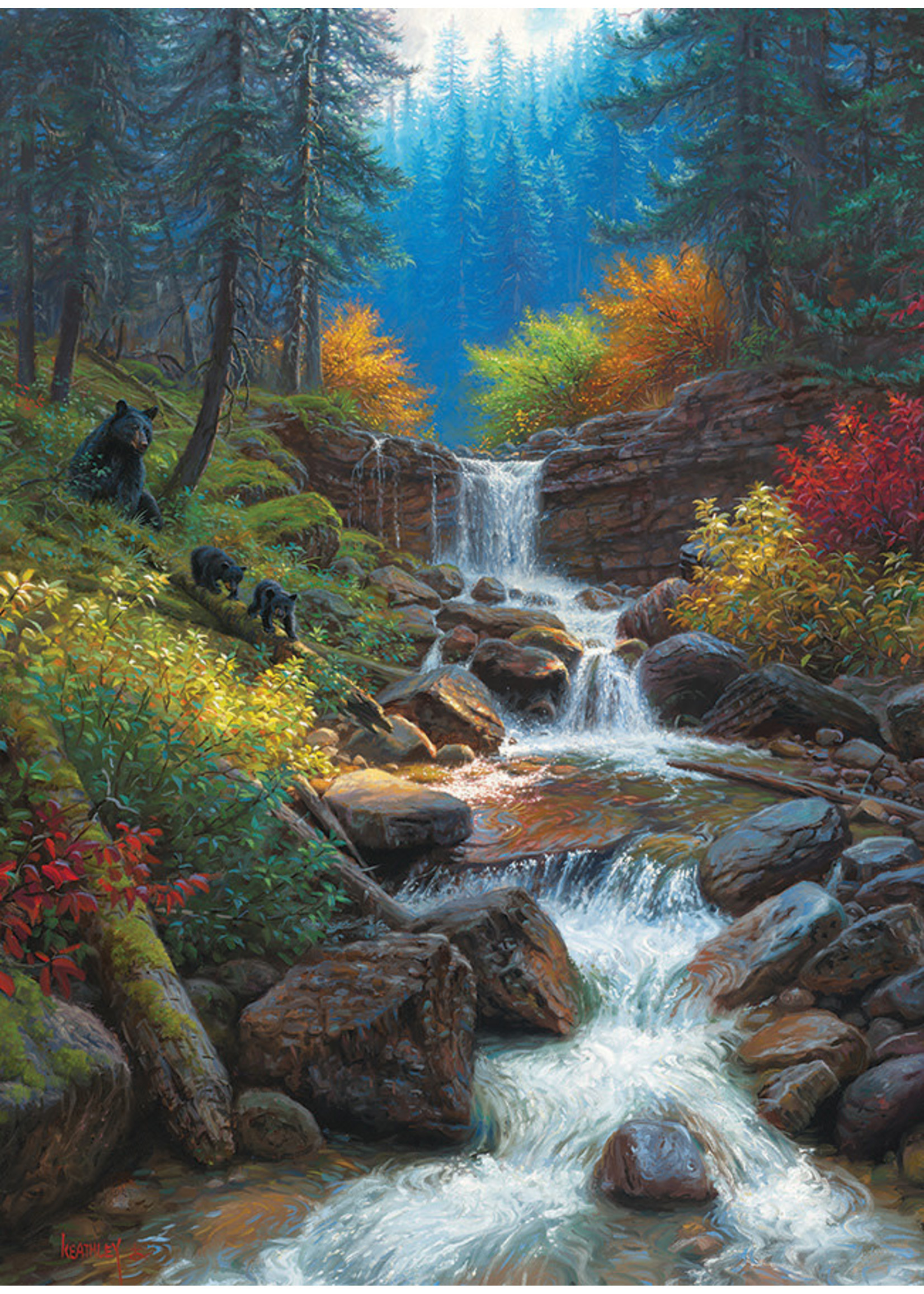 Cobble Hill Mountain Cascade Puzzle 1000 Pieces