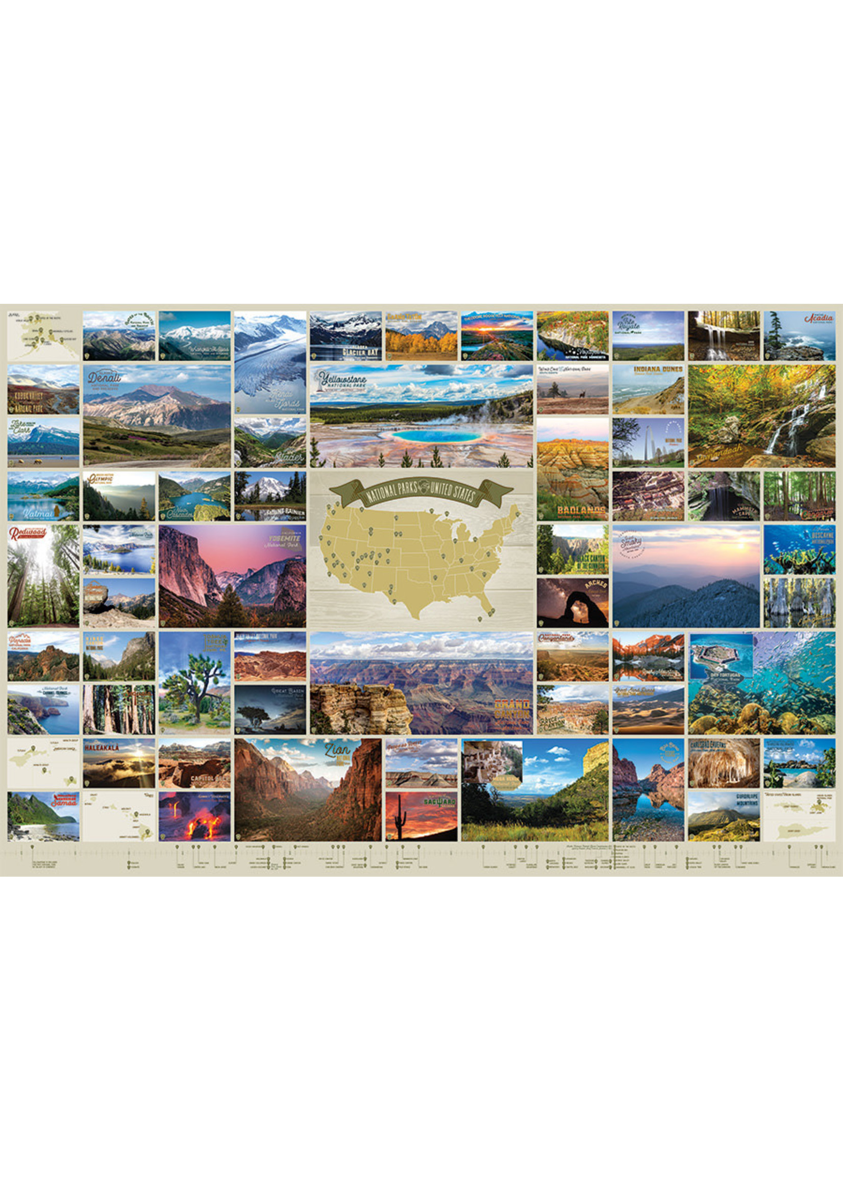 Cobble Hill National Parks of the United States 2000pc