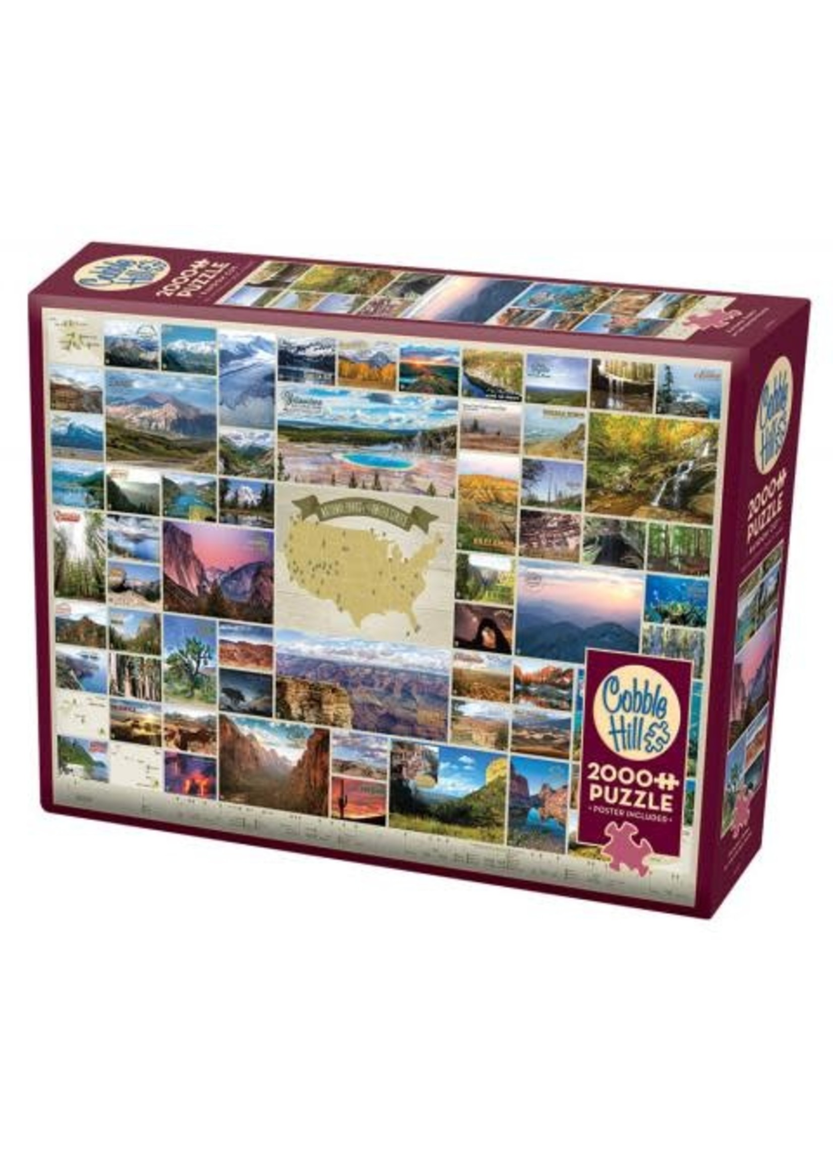 Cobble Hill National Parks of the United States Puzzle 2000 Pieces