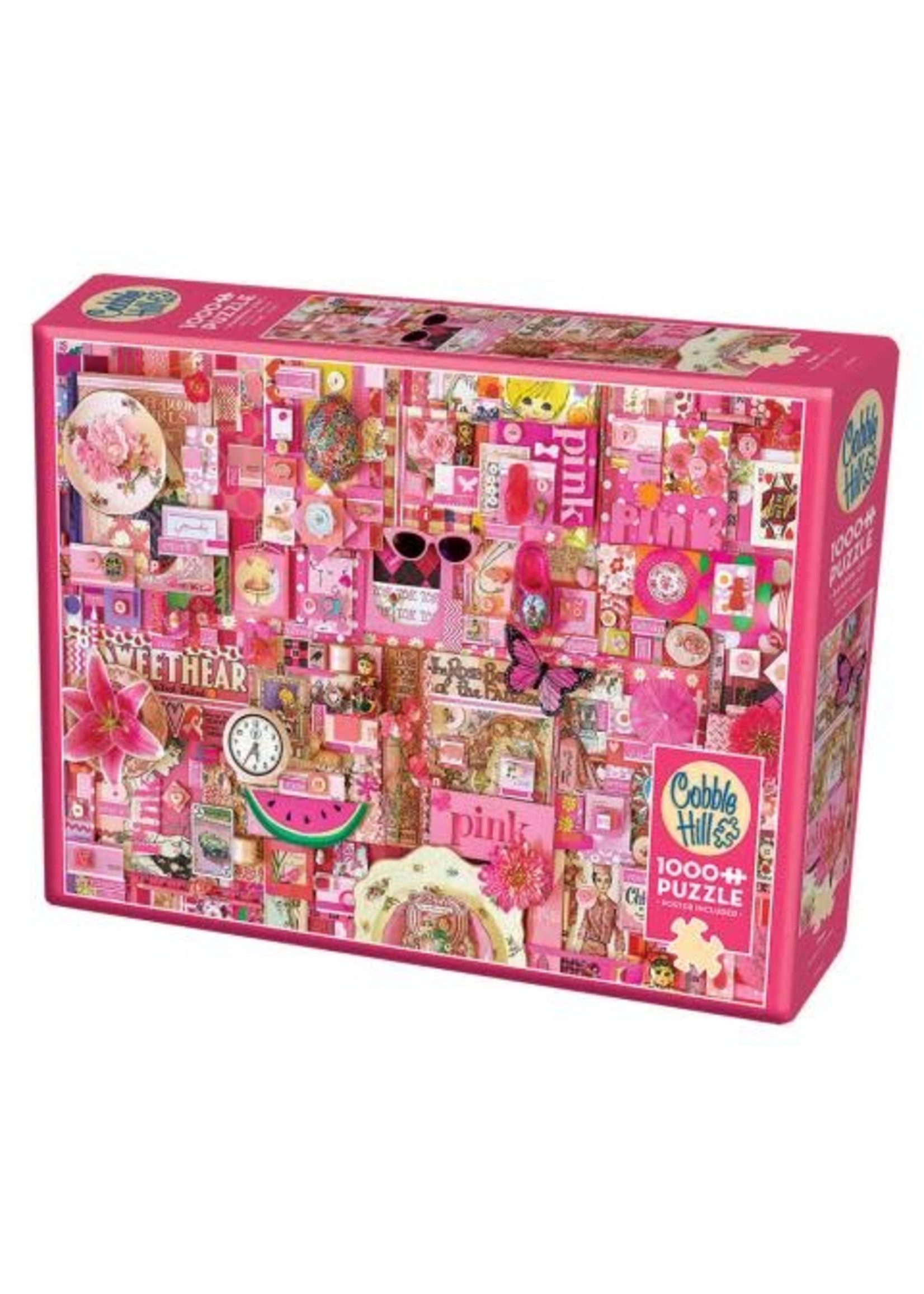 Cobble Hill Pink Puzzle 1000 Pieces