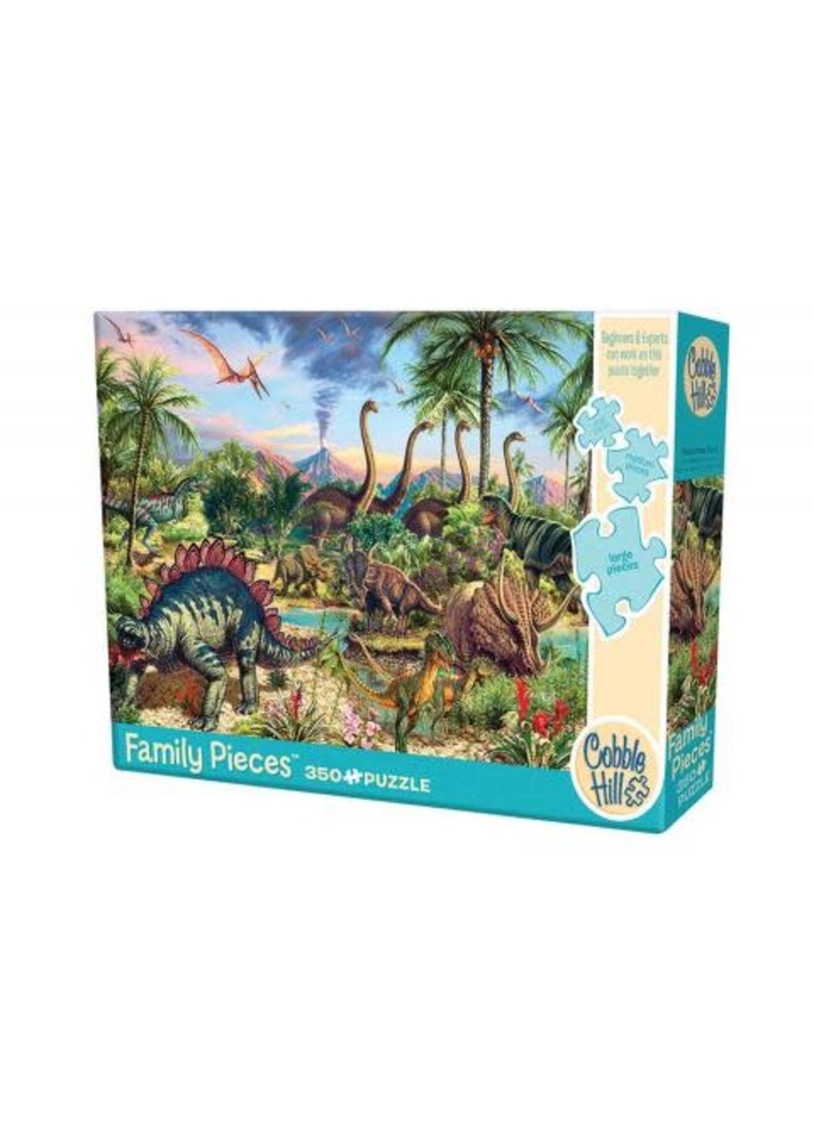 Cobble Hill Prehistoric Party Family Puzzle 350 Pieces