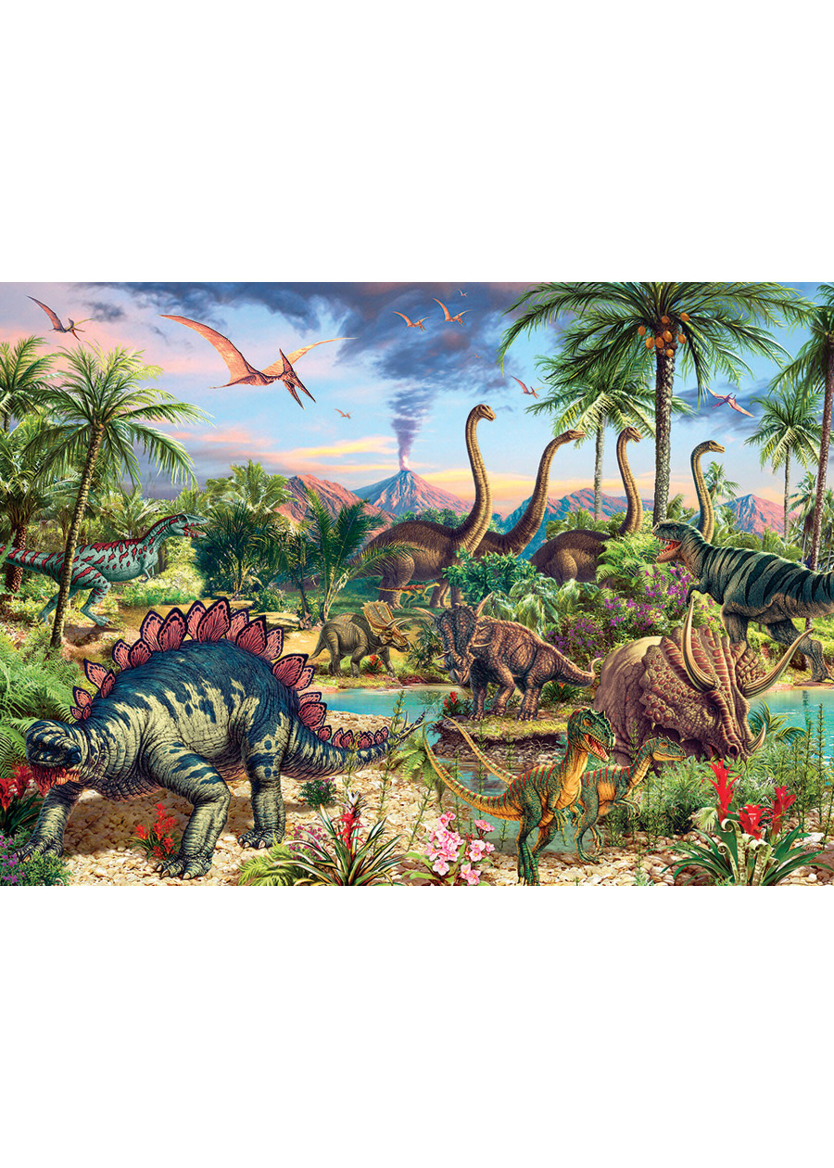 Cobble Hill Prehistoric Party Family Puzzle 350 Pieces