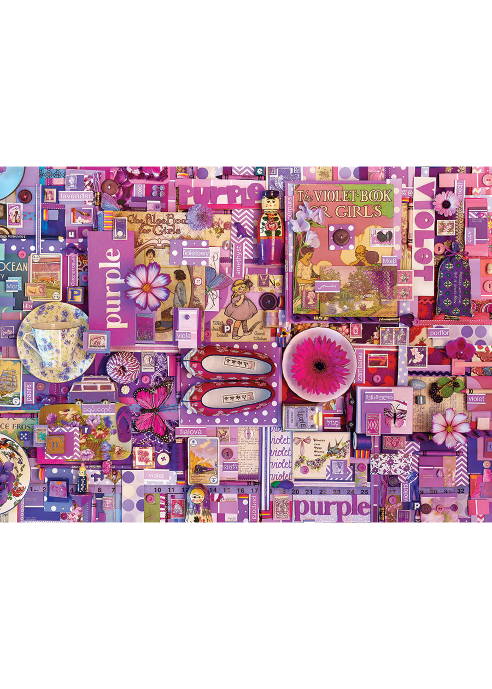 Cobble Hill Purple Puzzle 1000 Pieces