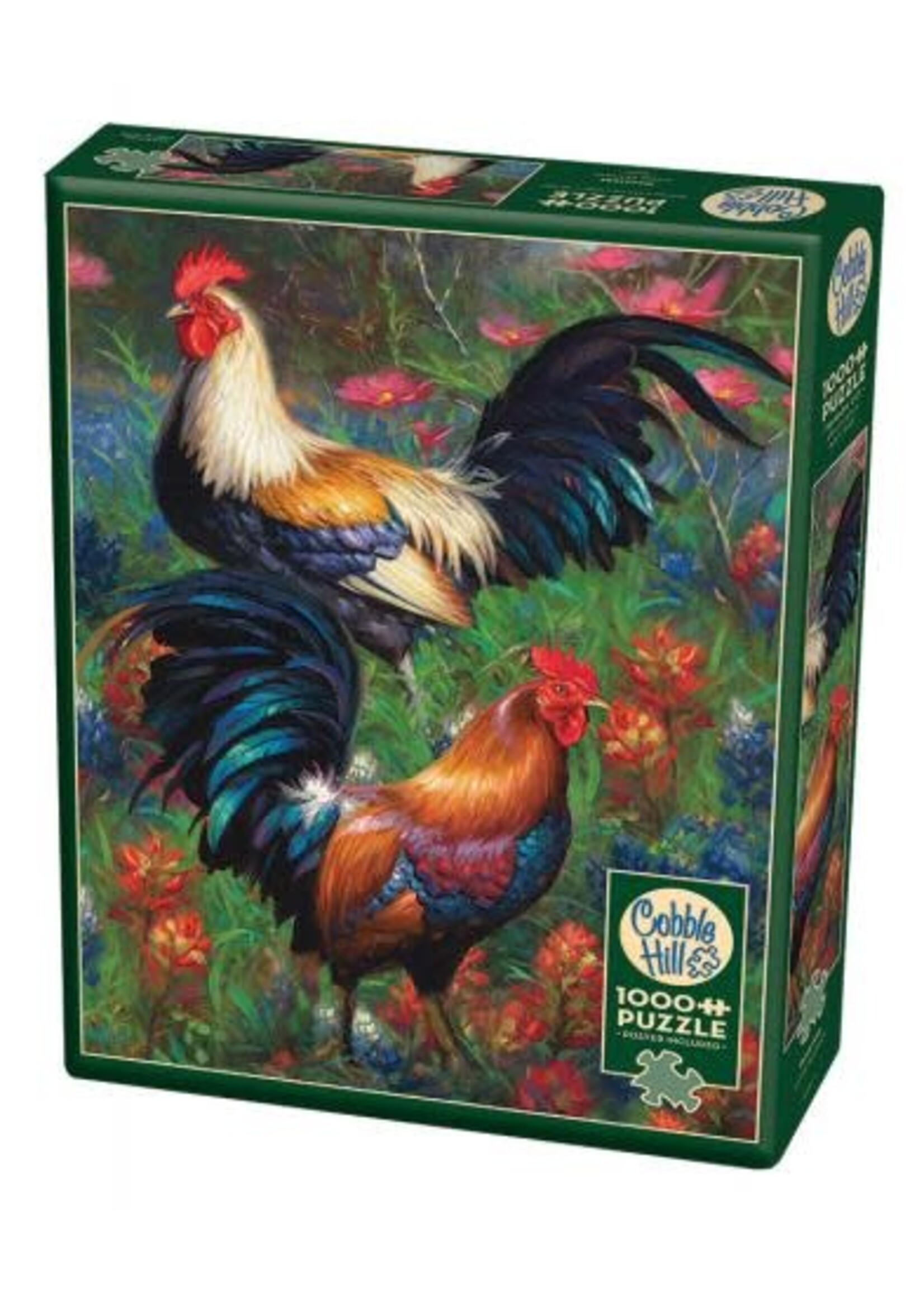 Cobble Hill Roosters Puzzle 1000 Pieces