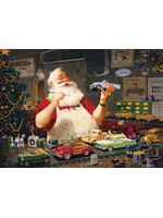 Cobble Hill Santa Painting Cars Puzzle 1000 Pieces