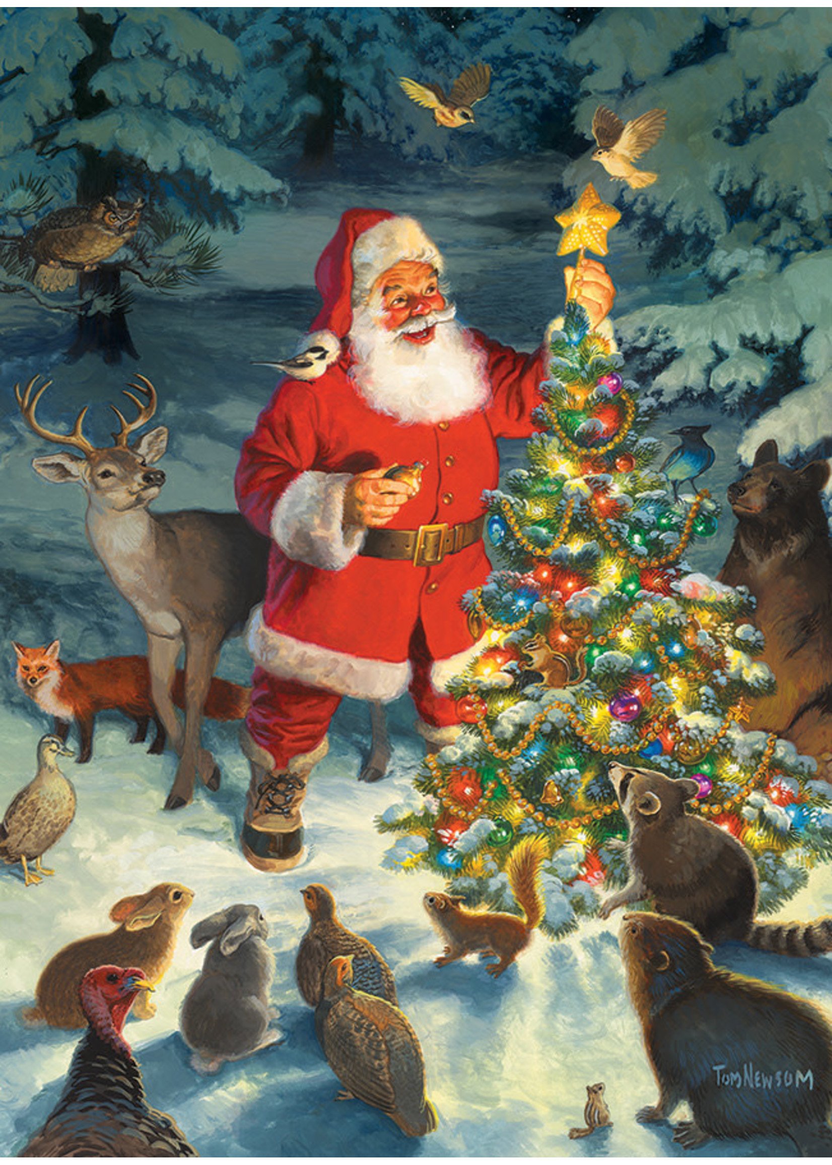 Cobble Hill Santa's Tree Puzzle 1000 Pieces