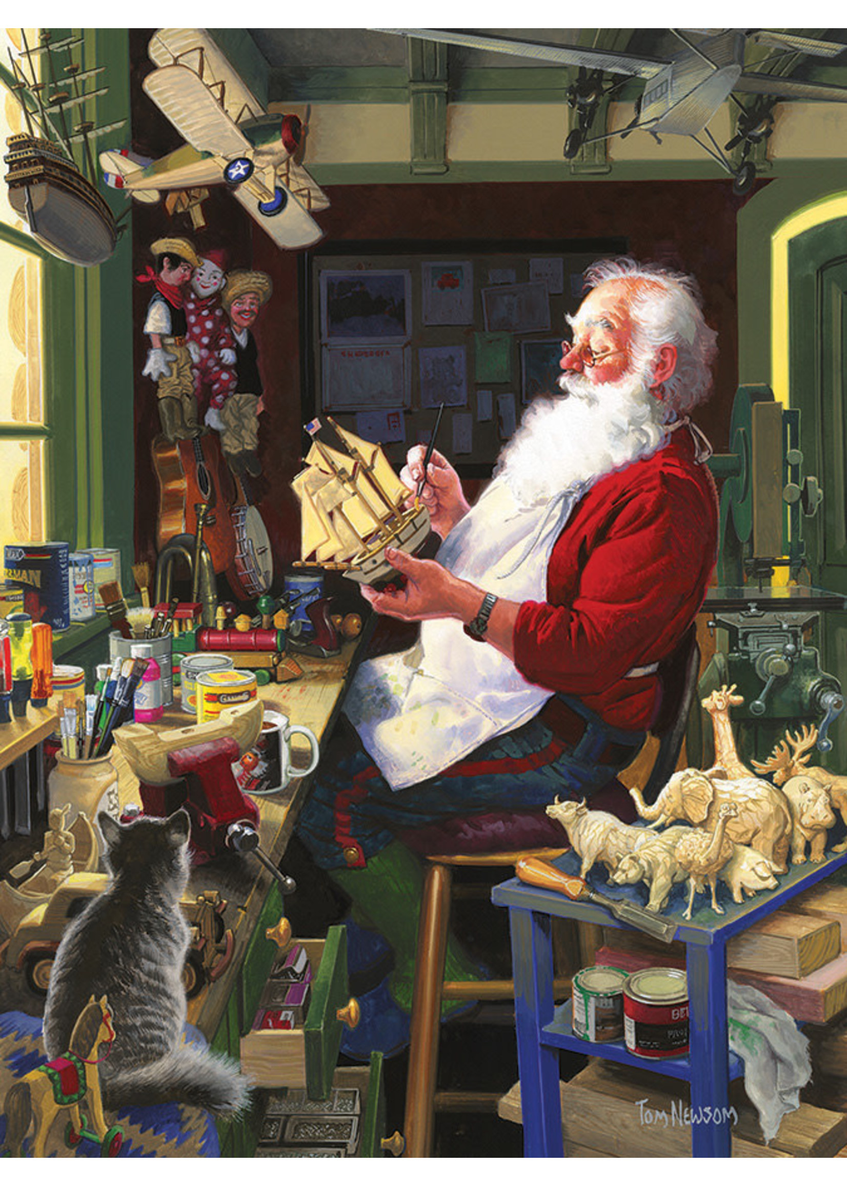 Cobble Hill Santa's Workbench Puzzle 500 Pieces