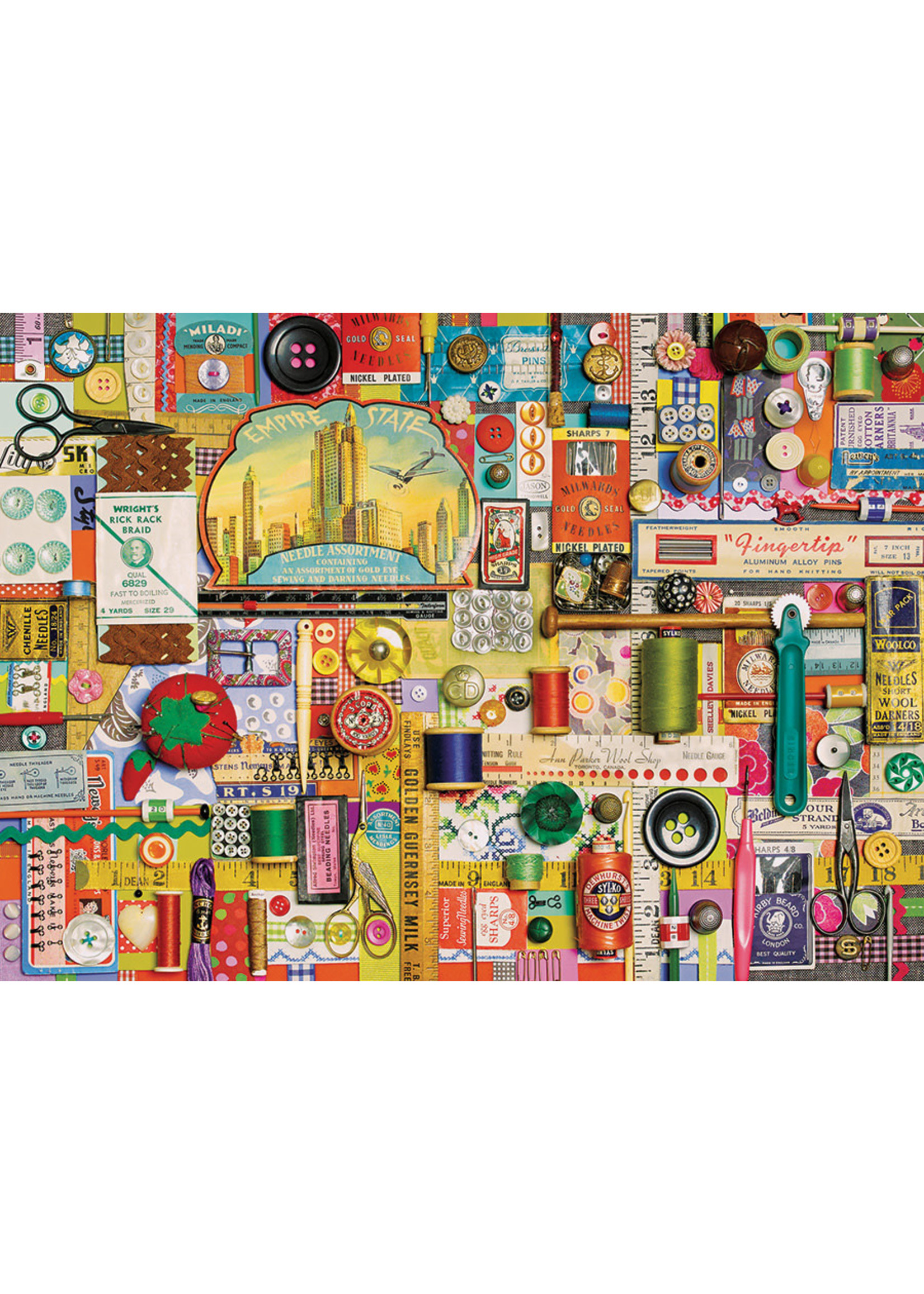 Cobble Hill Sewing Notions Puzzle 1000 Pieces