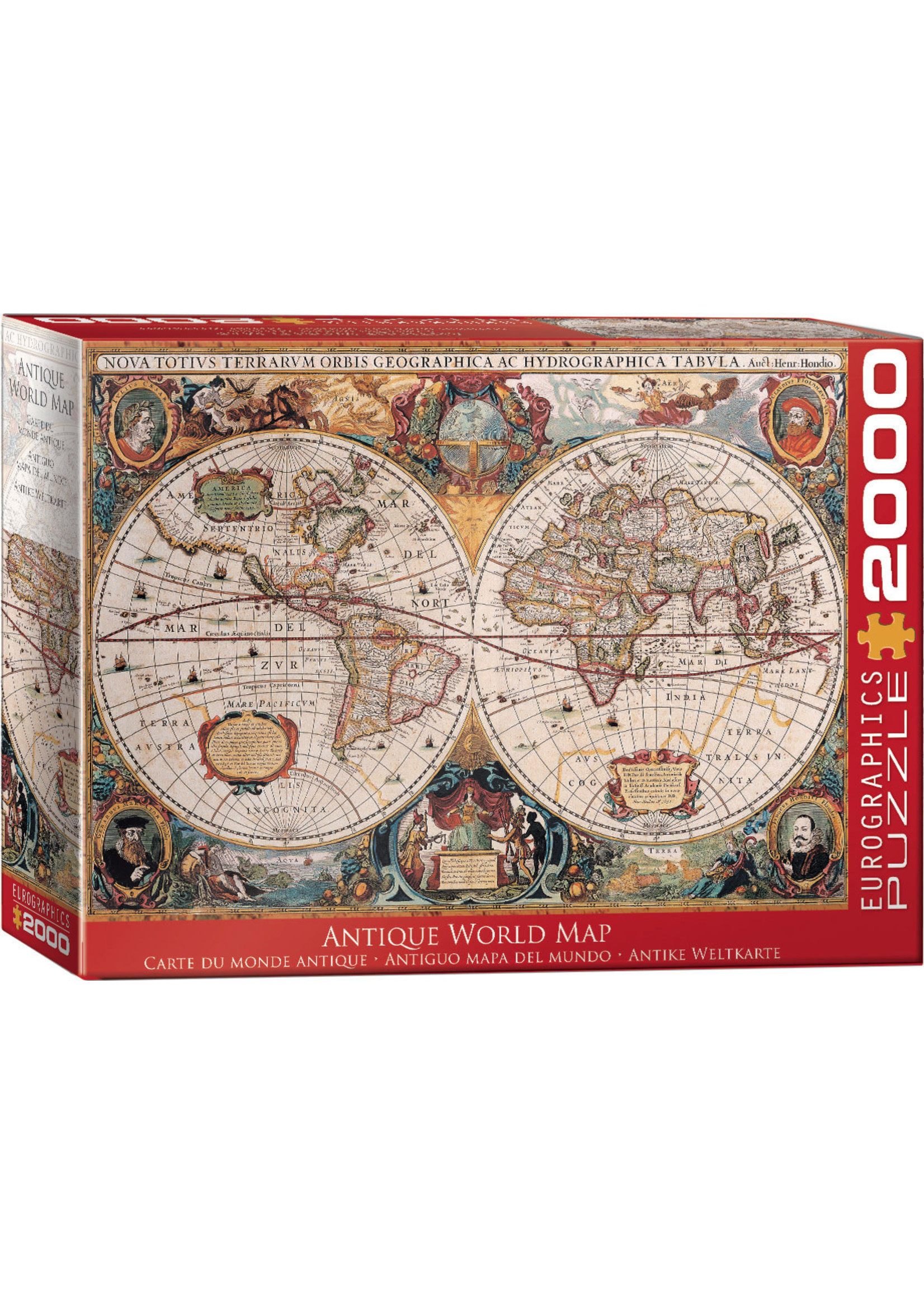 Eurographics Antique Map of the World 2000pc