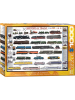 Eurographics History Of Trains 1000pc