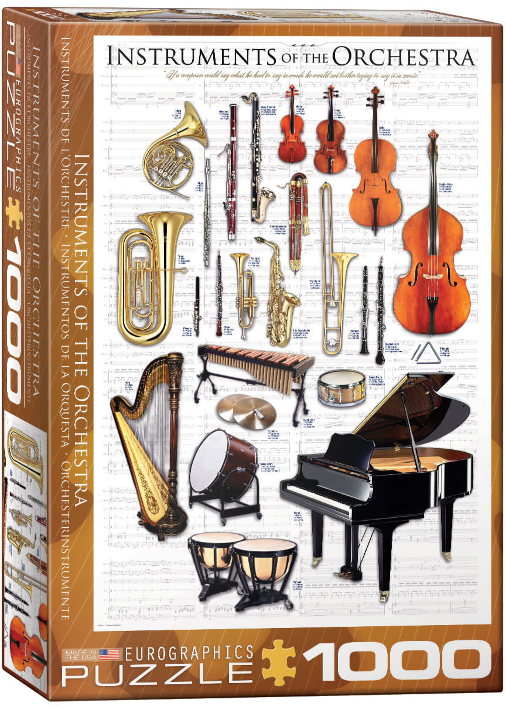 Eurographics Instruments of the Orchestra 1000pc