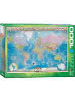 Map of the World with Flags 1000pc