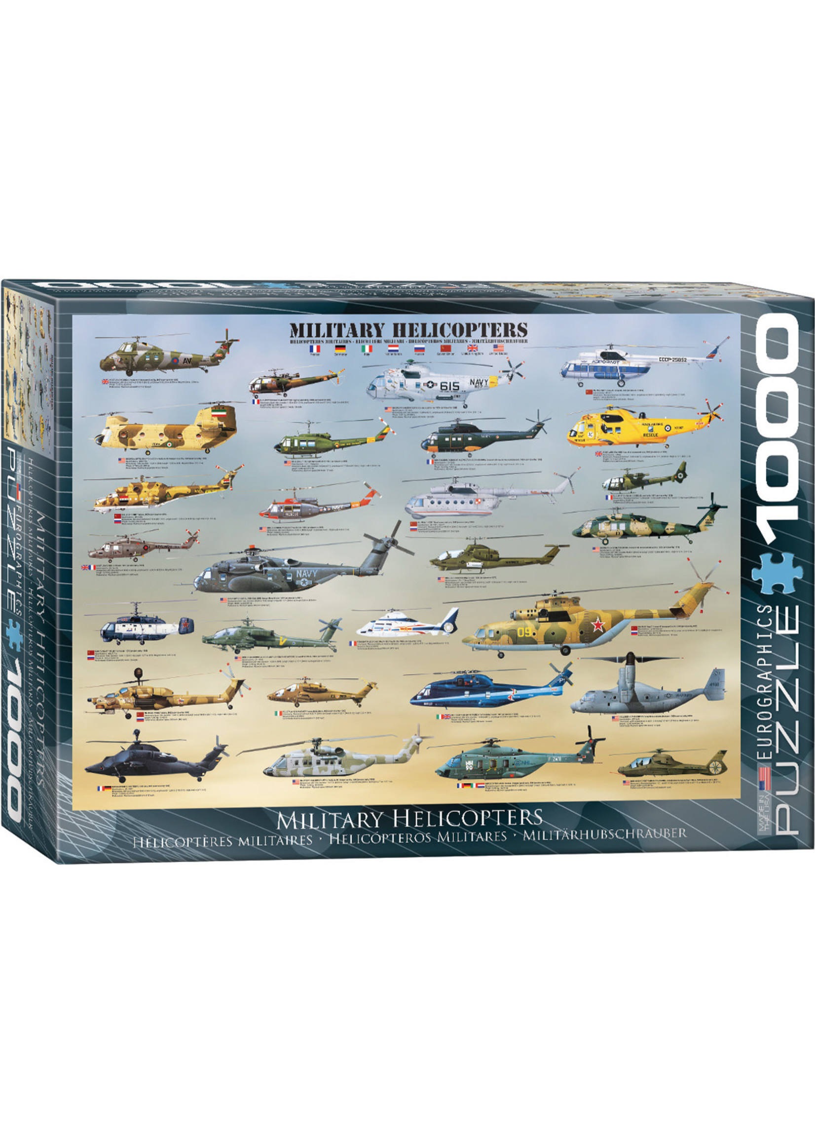 Military Helicopters  Puzzle 1000pc