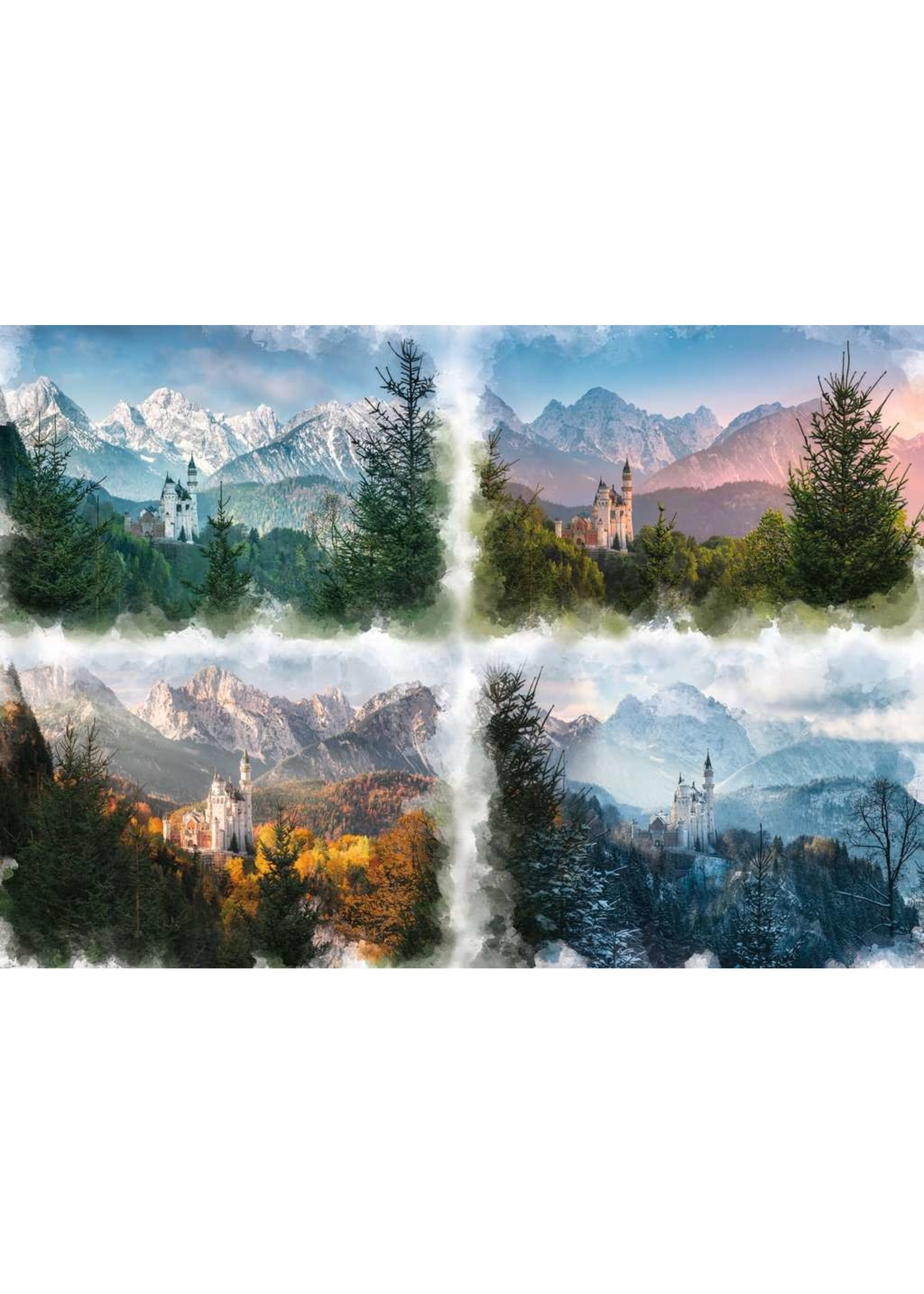 Neuschwanstein Seasons - Castle Through the Seasons