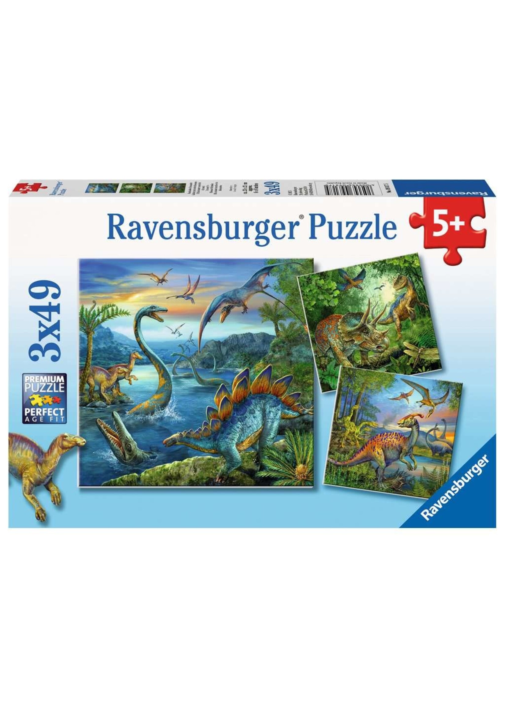 Ravensburger Dinosaur Fascinations 3x49pc