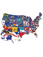 America the Beautiful Shaped Puzzle 600pcs