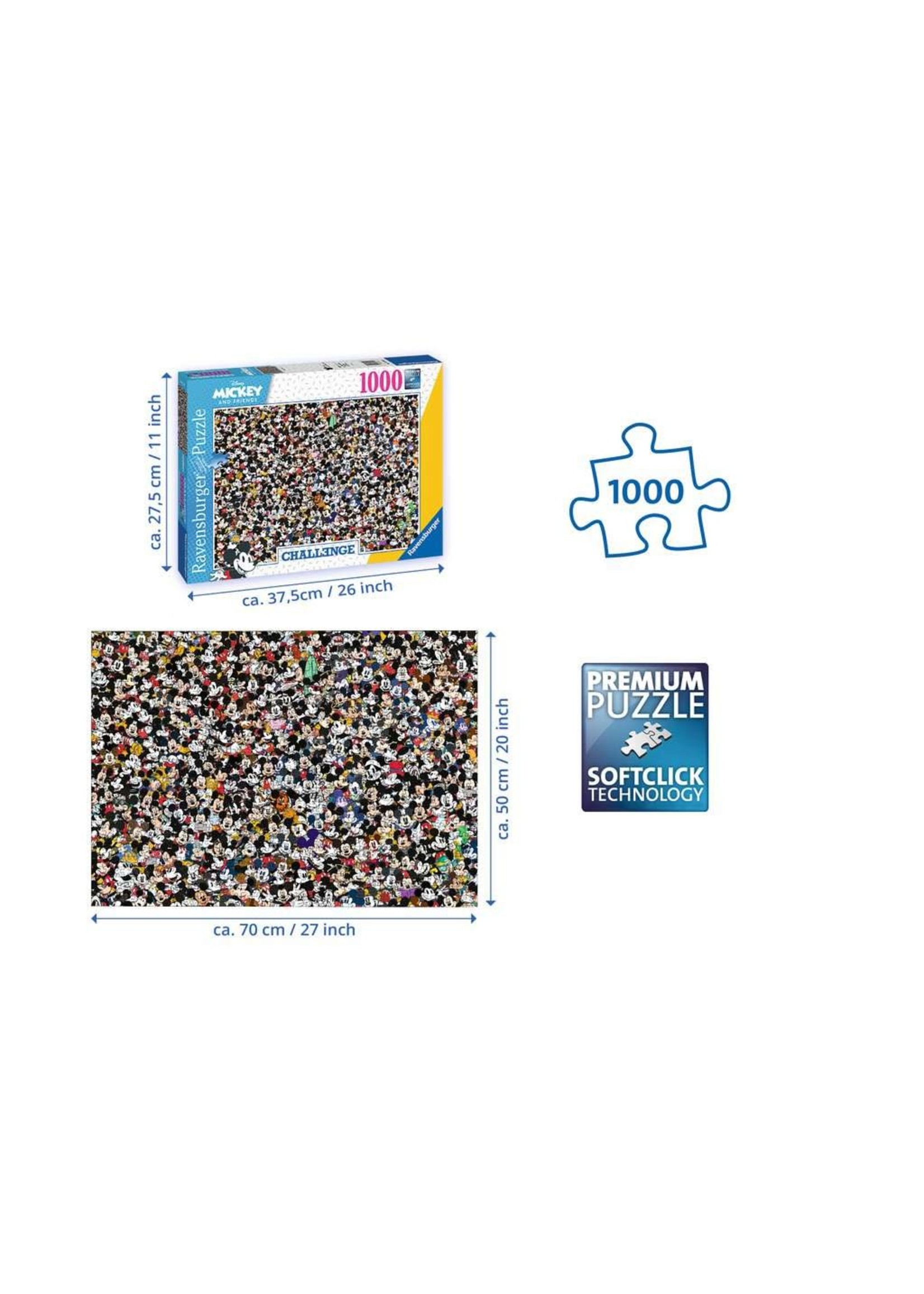 Ravensburger Mickey Challenge 1000