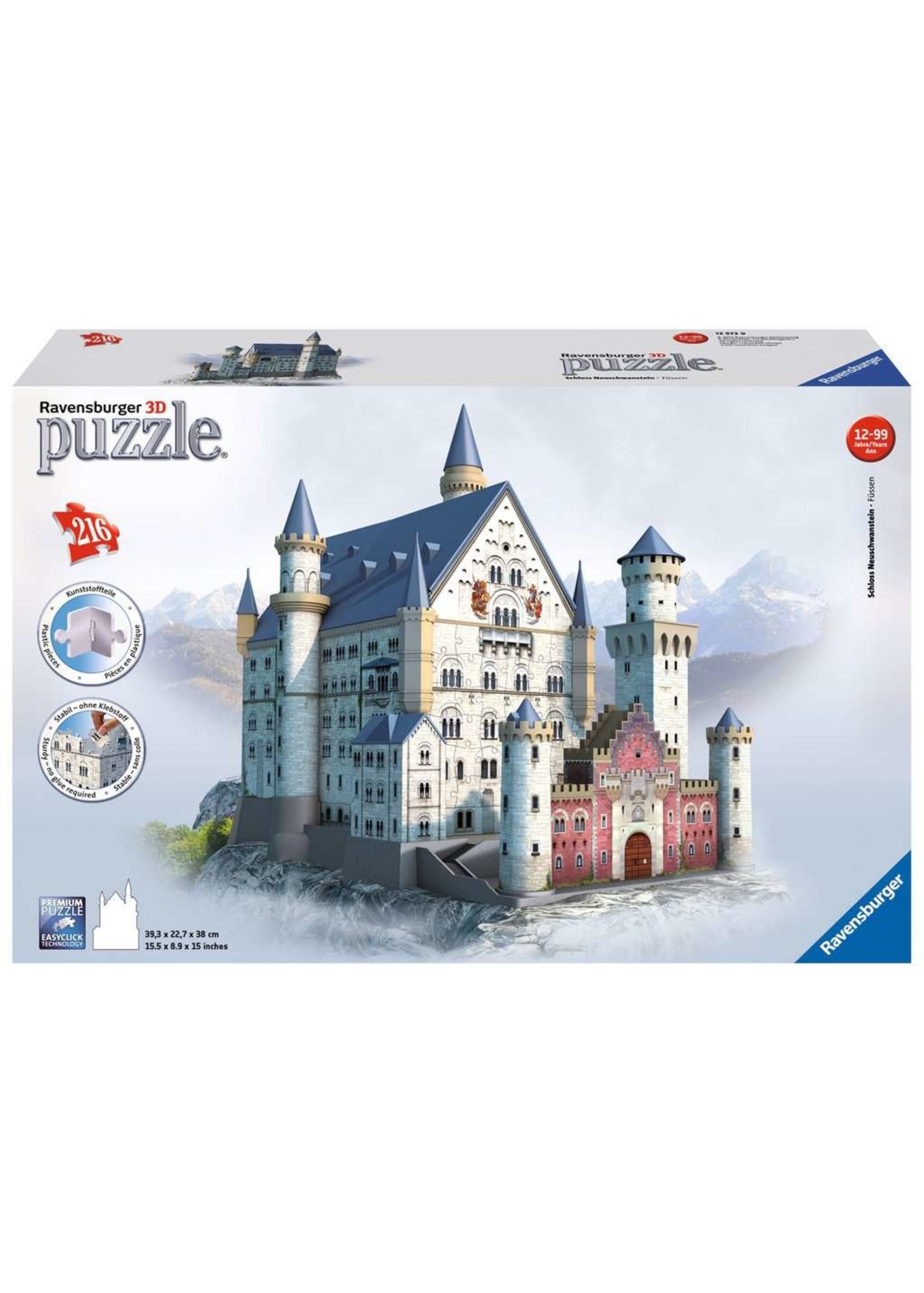 Neuschwanstein Castle 216pc 3D