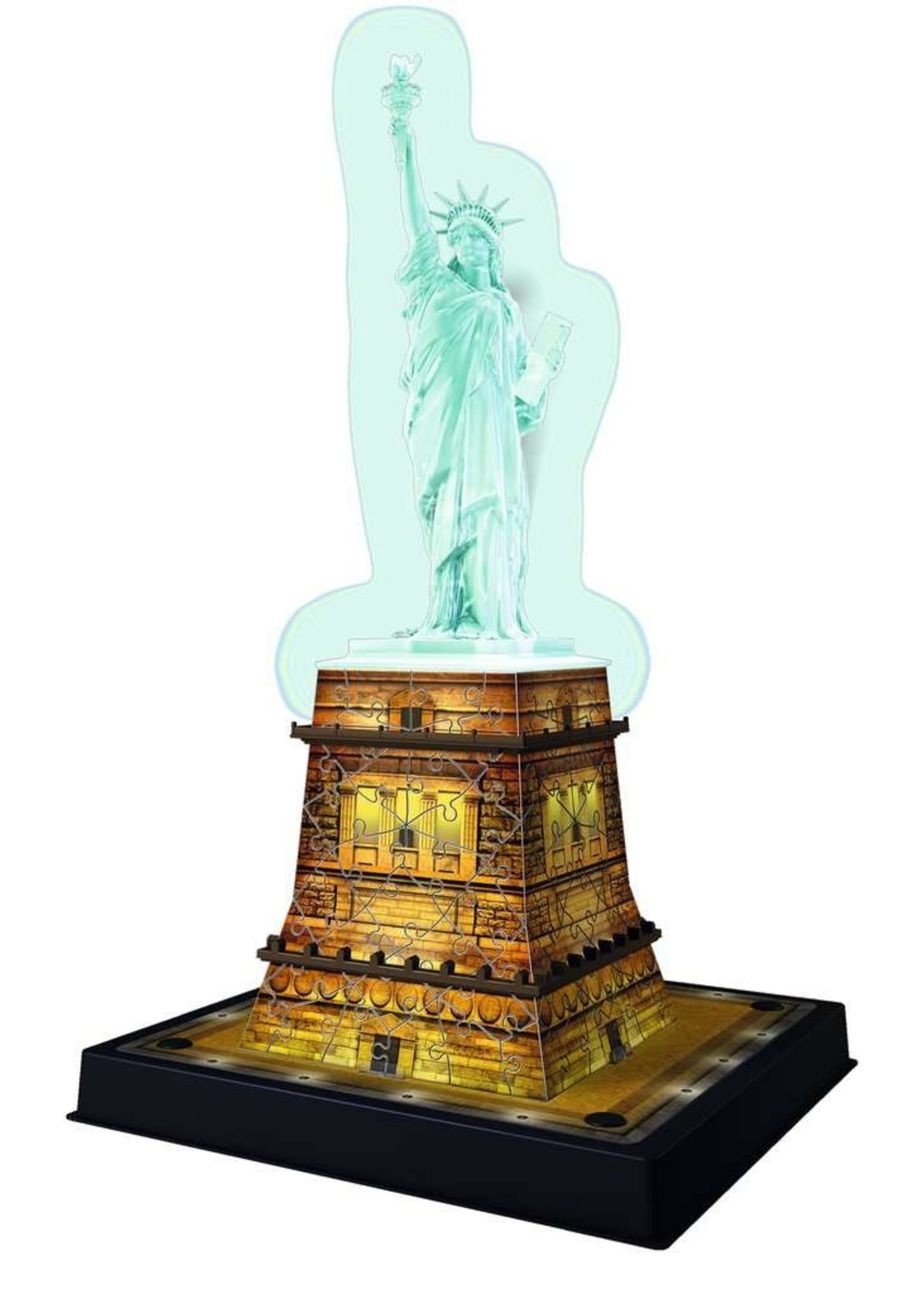 Ravensburger Statue Of Liberty-Night Ed 3D