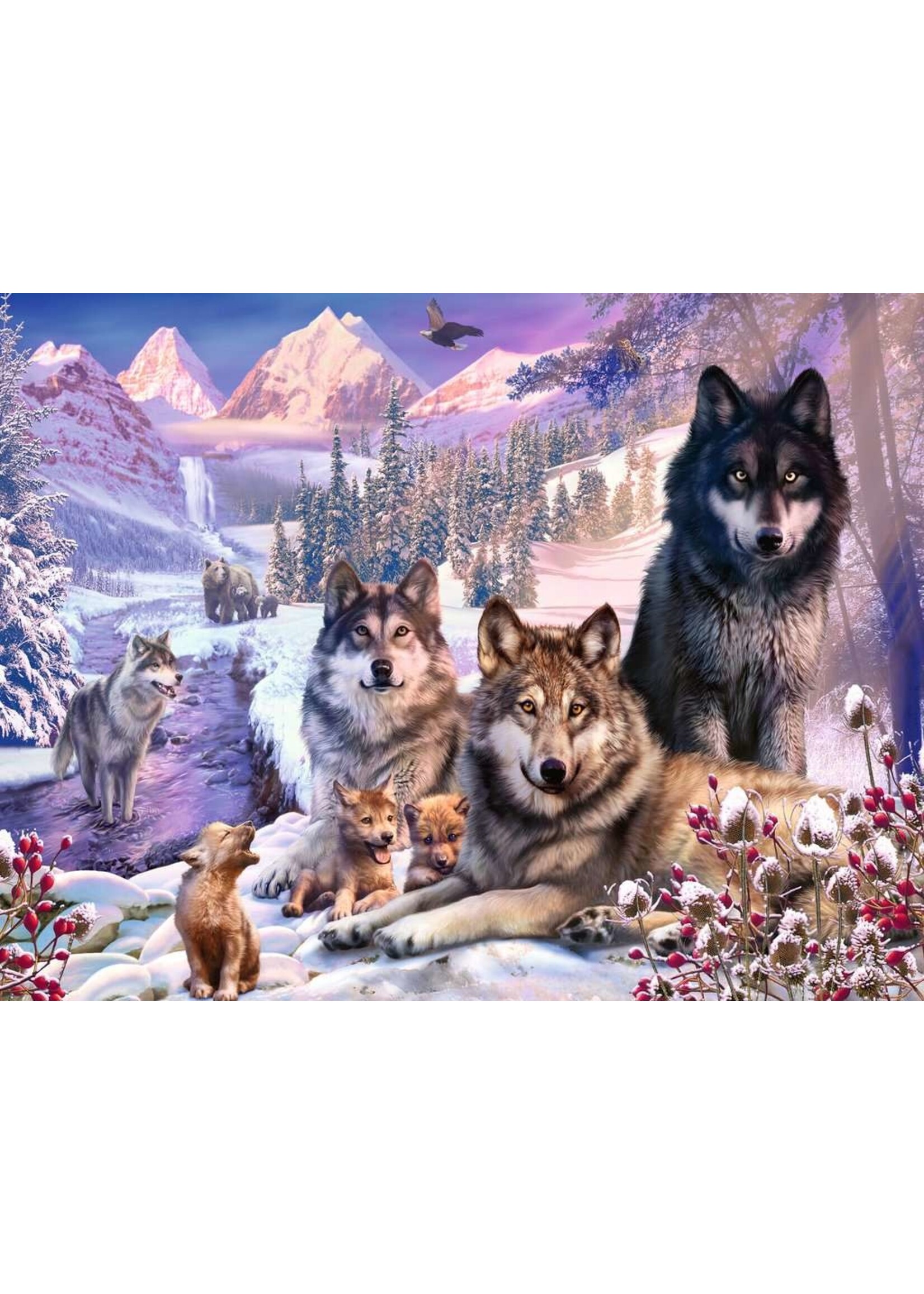 Wolves in the Snow 2000