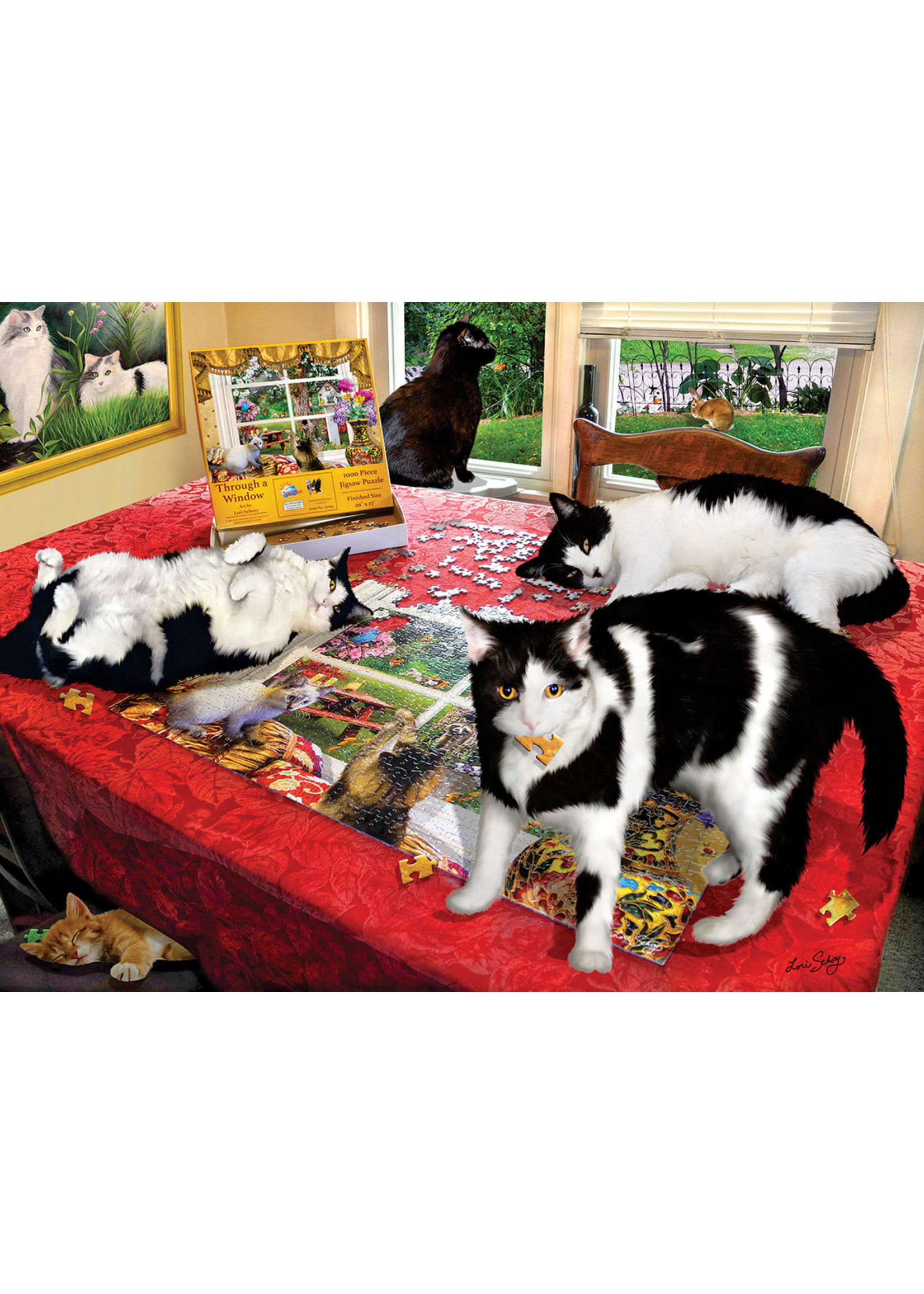 Who Let The Cats Out? Puzzle 1000 Pieces