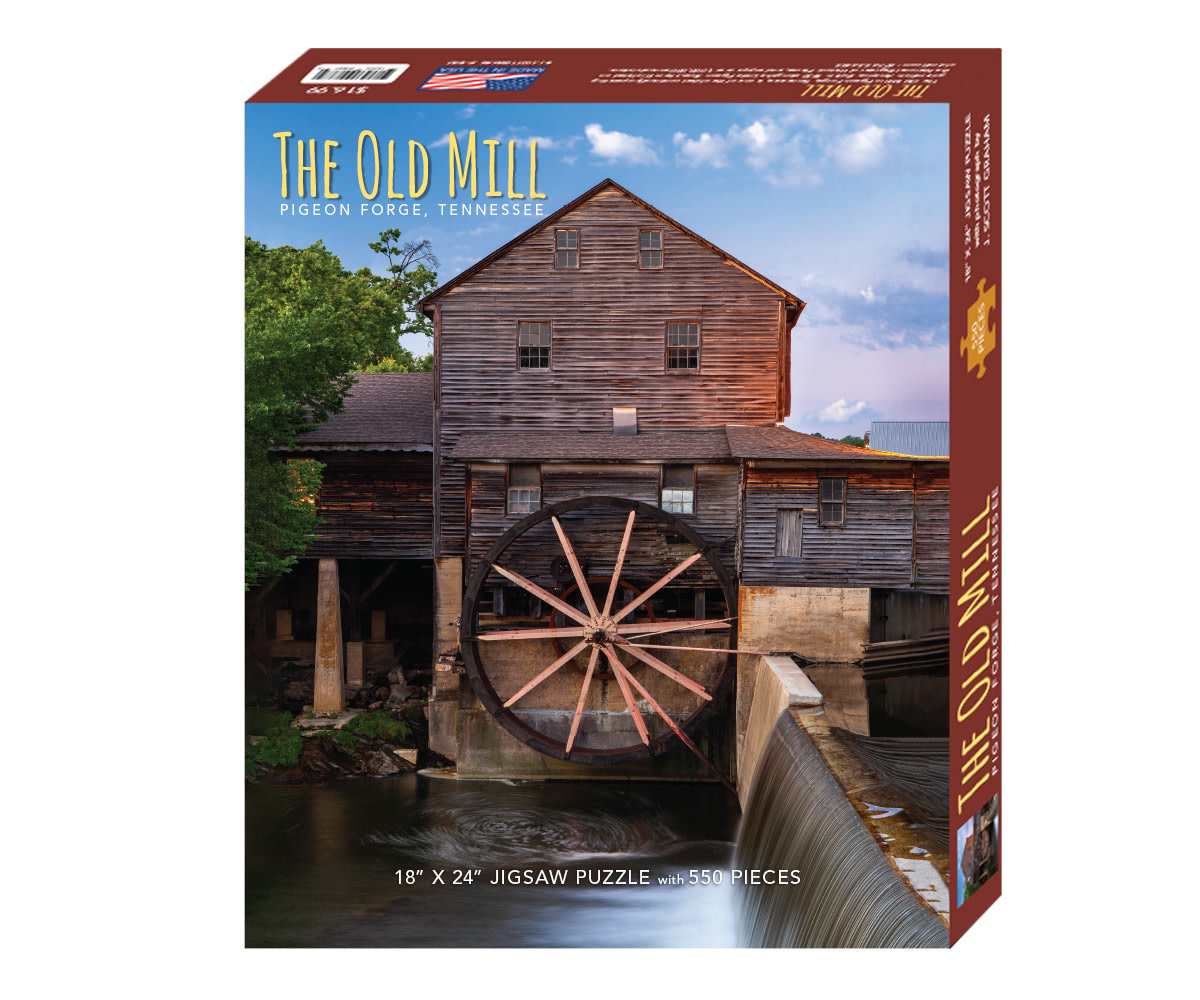 The Old Mill Pigeon Forge 550 Piece Family Crests Puzzled Etc The Old Mill Pigeon Forge 550 Piece Family Crests Puzzled Etc