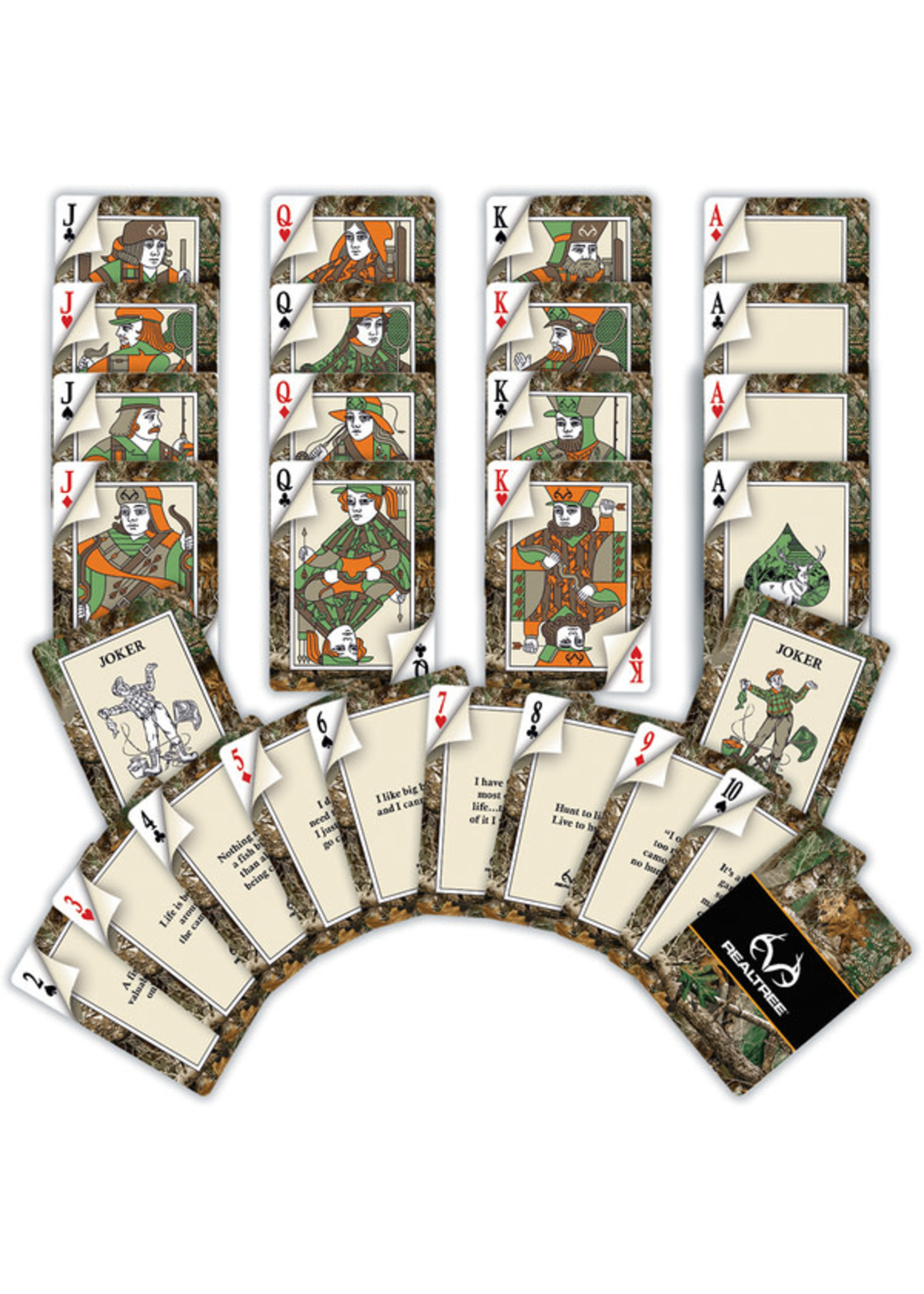 Realtree Playing Card