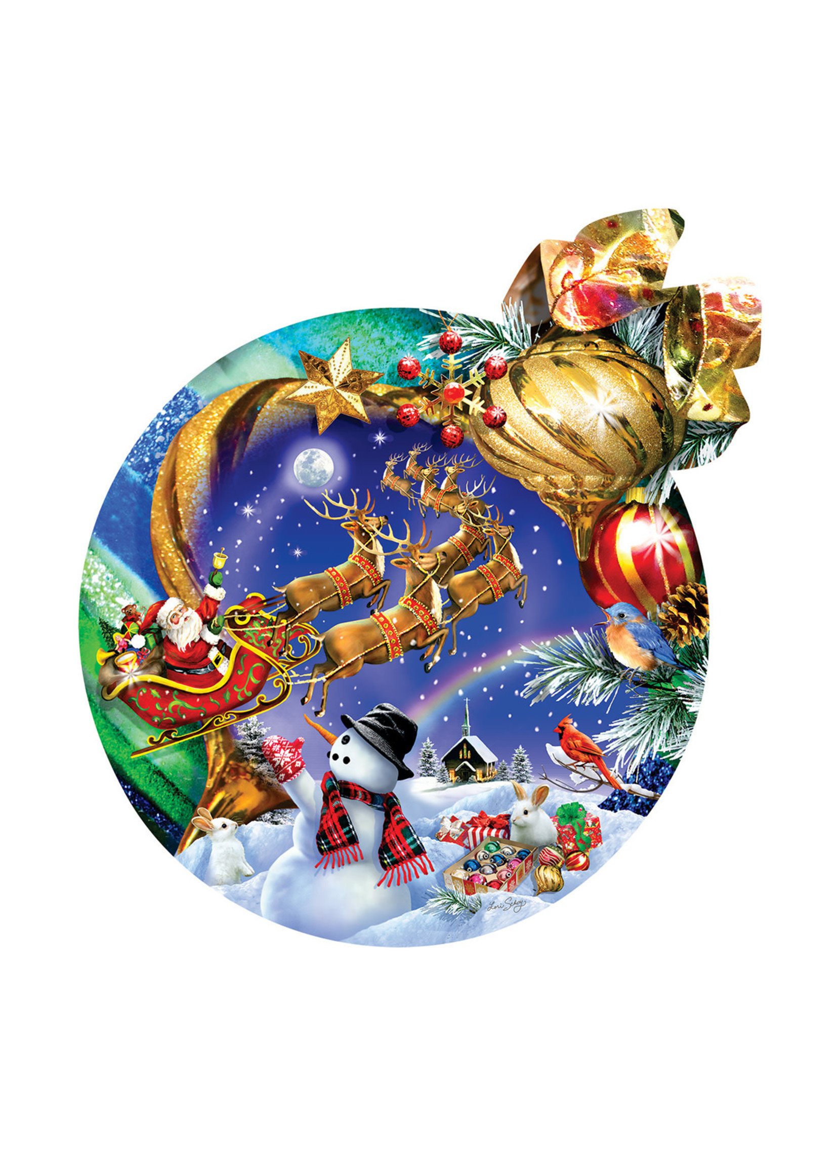 Sunsout Christmas Ornament Special Shaped Puzzle 1000 Pieces