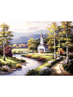 Sunsout Country Chapel Puzzle 1000 Pieces