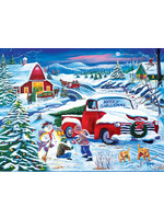 Sunsout Snow Day at the Farm 500pc