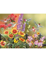 Sunsout Hummingbirds at the Gate Puzzle 500 Pieces