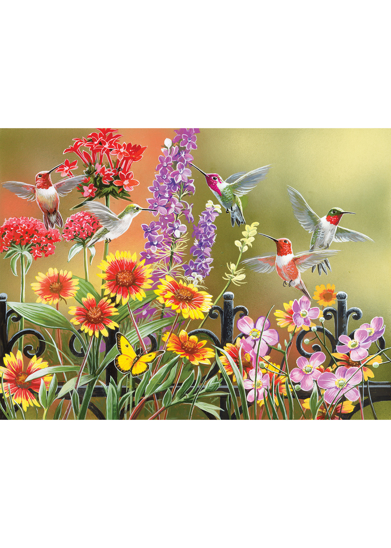 Sunsout Hummingbirds at the Gate Puzzle 500 Pieces