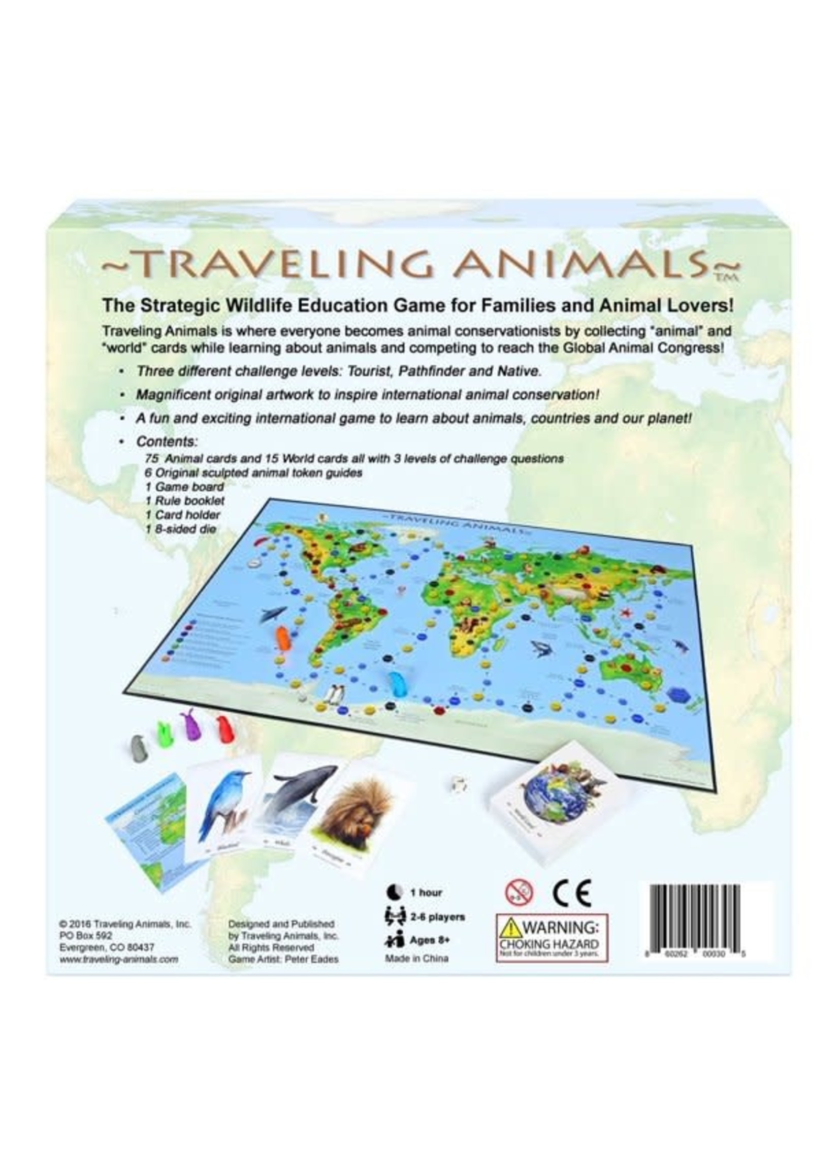 Traveling Animals Board Game