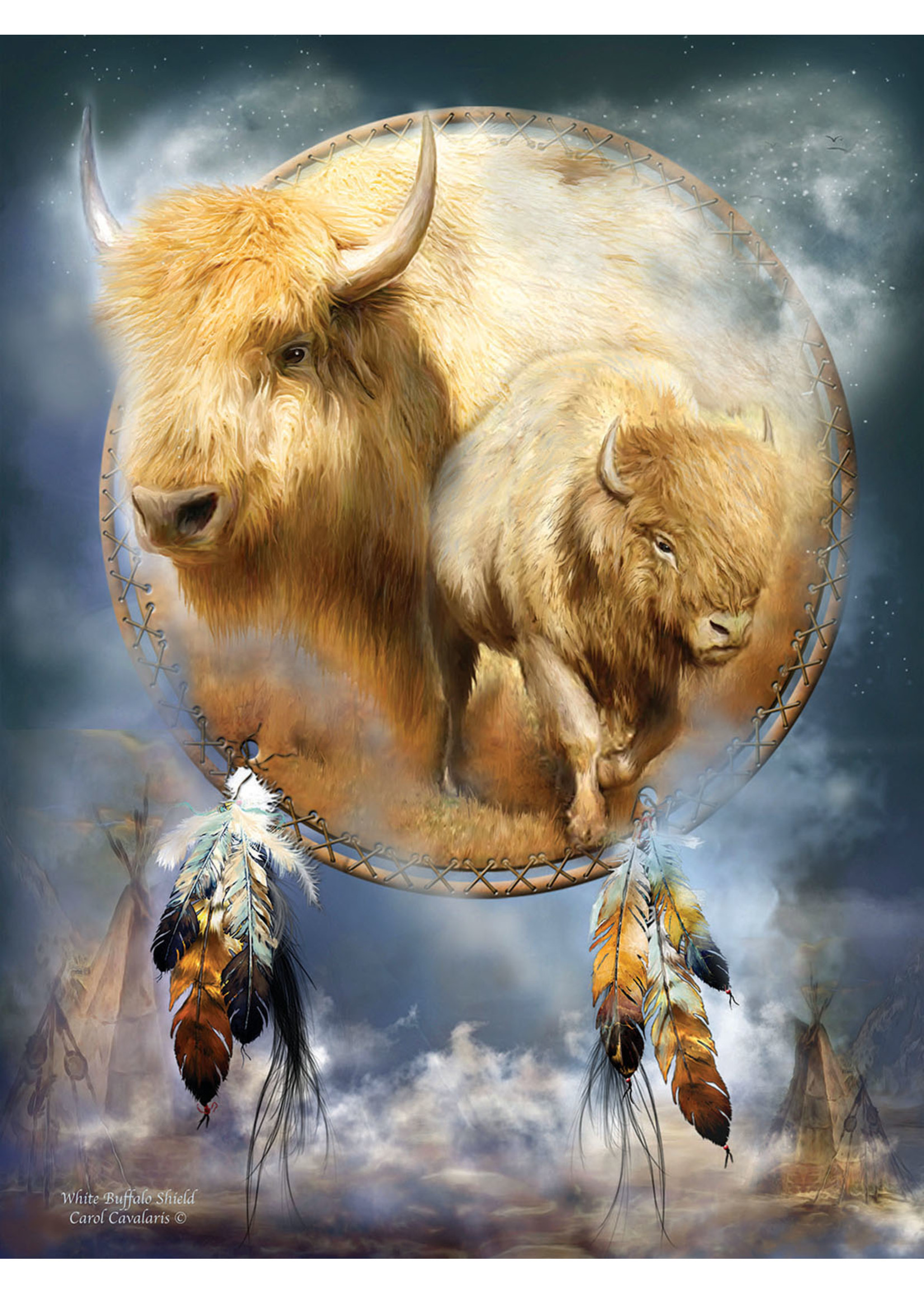 Sunsout Spirit of the White Buffalo Puzzle 500 Pieces