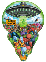 Sunsout Roswell This Way Special Shaped Puzzle 1000 Pieces