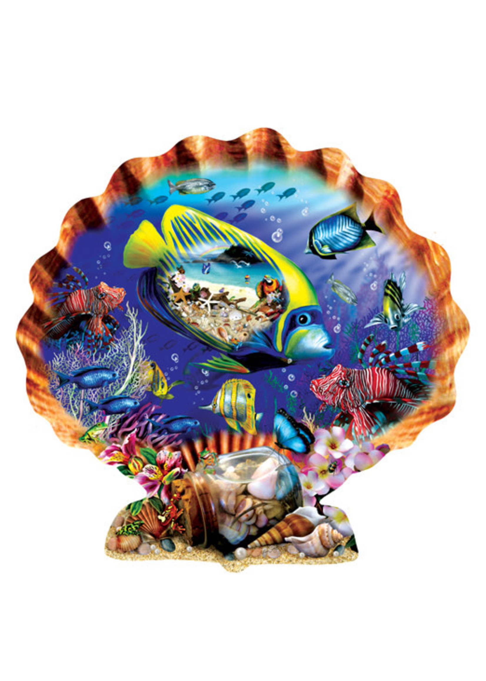 Sunsout Souvenirs of the Sea Special Shaped Puzzle 1000 Pieces